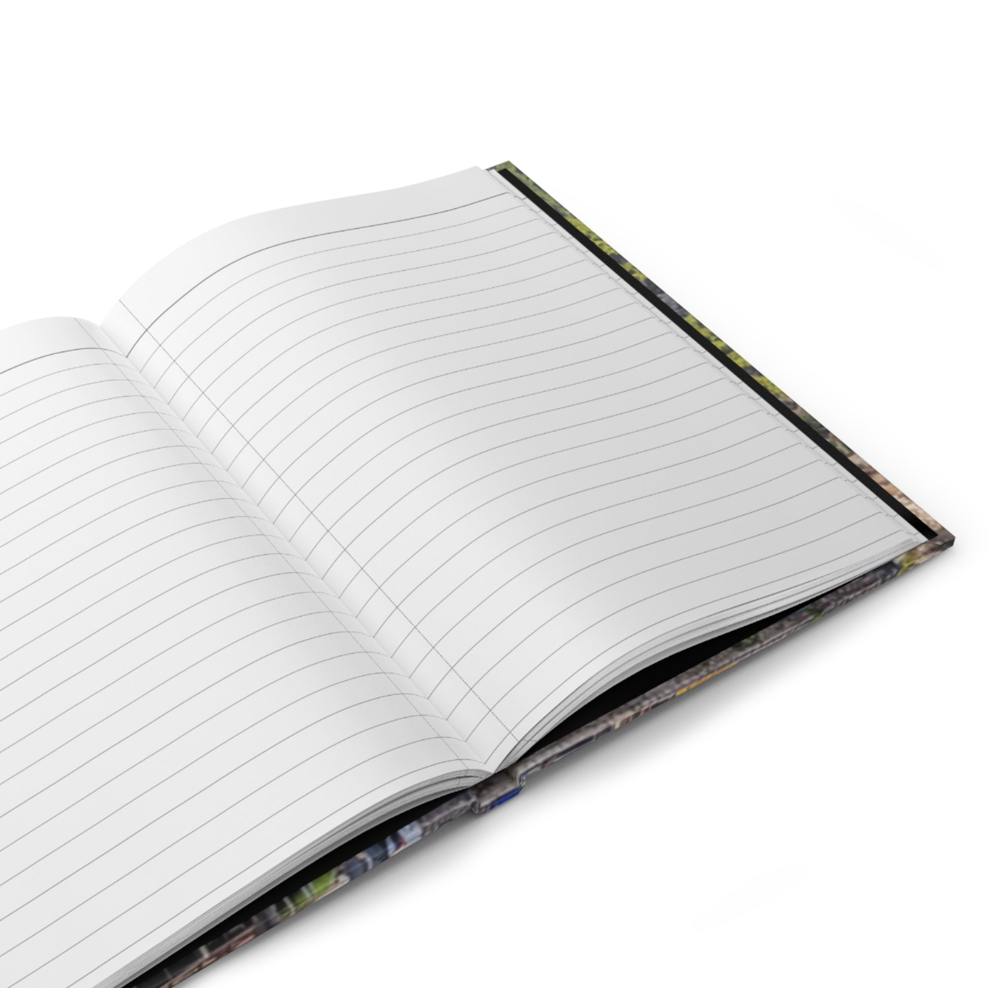 Mountain Cliff & Green Forest Hardcover Journal – Nature Writing Notebook - Writing Journal, Eco-Friendly Notebook