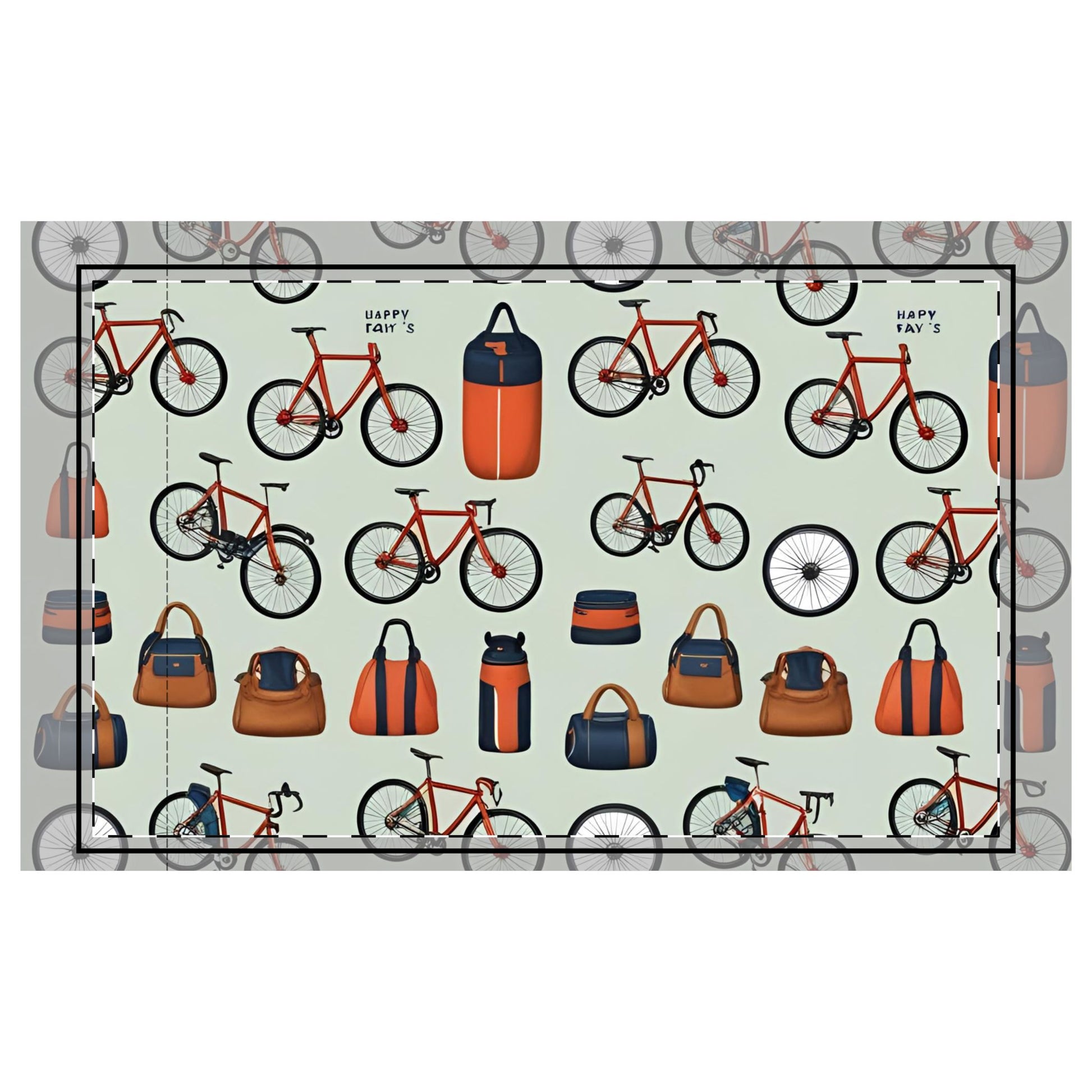 "The Bicyclist" Microfiber Pillowcase