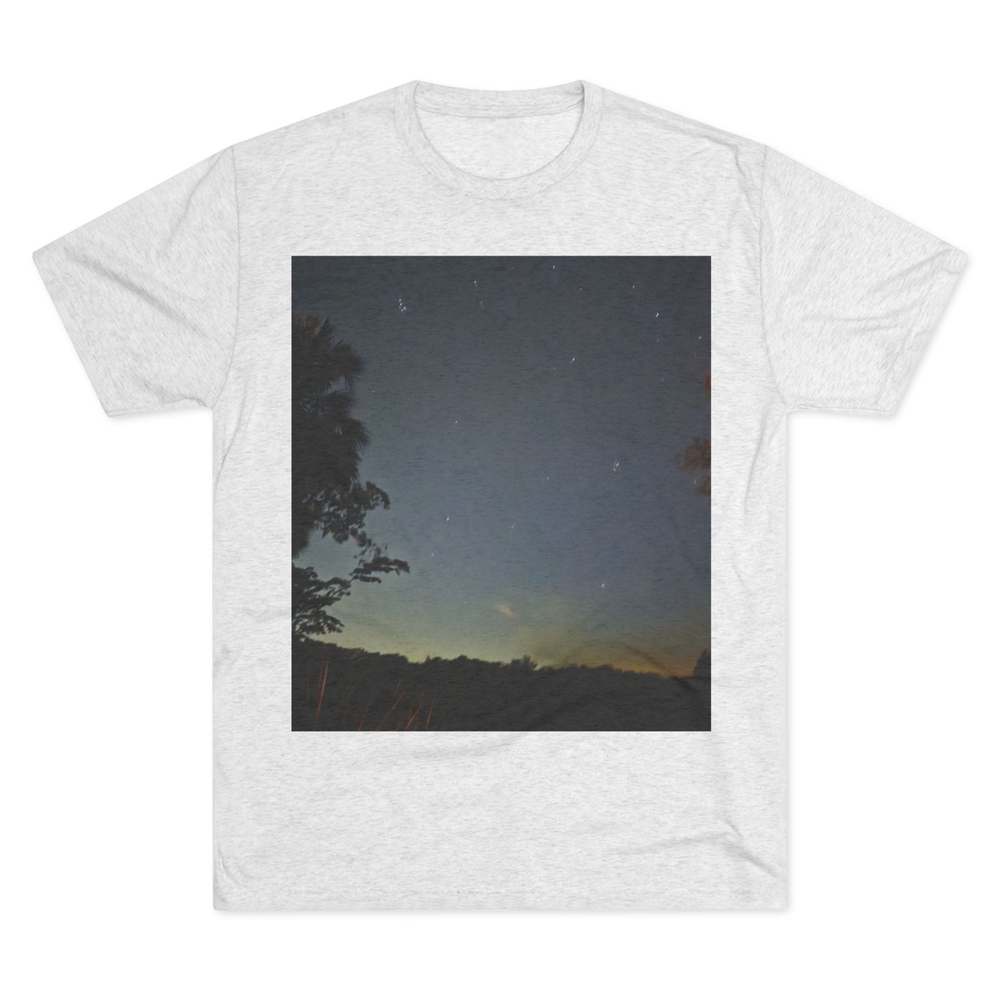 Twilight Over the Treetops – Starry Horizon T-Shirt