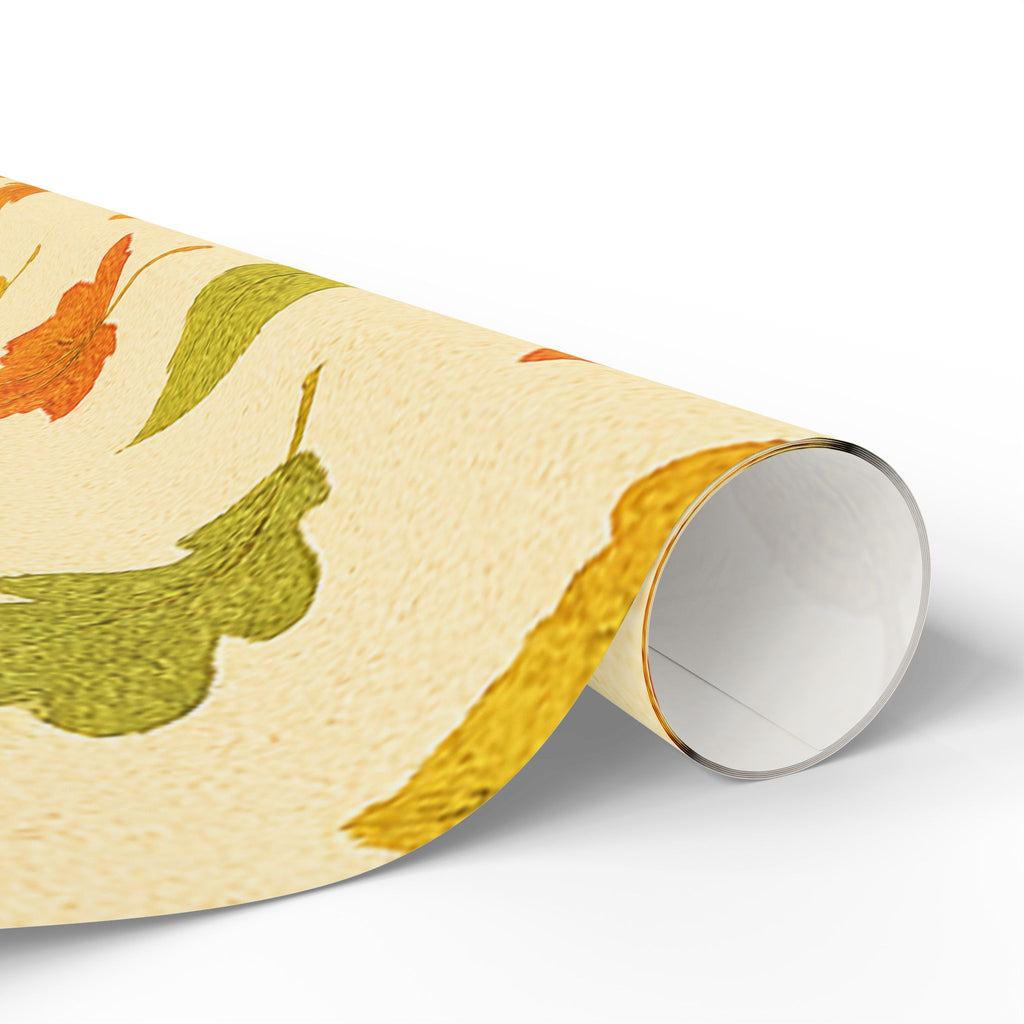 Autumn Leaf Wrapping Paper - Festive Gift Wrap for Fall Celebrations, Unique Birthday, Thanksgiving, Holiday Decor, Seasonal Crafts