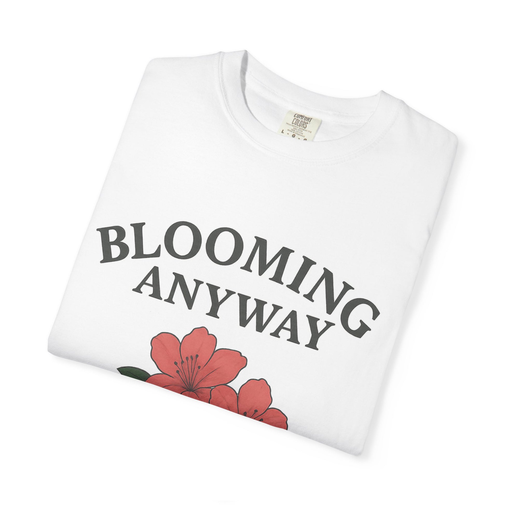 Blooming Anyway Azalea T-Shirt – Hope, Renewal & Resilience | Women’s Empowerment Tee | Paper Pleasures Nonprofit Collection