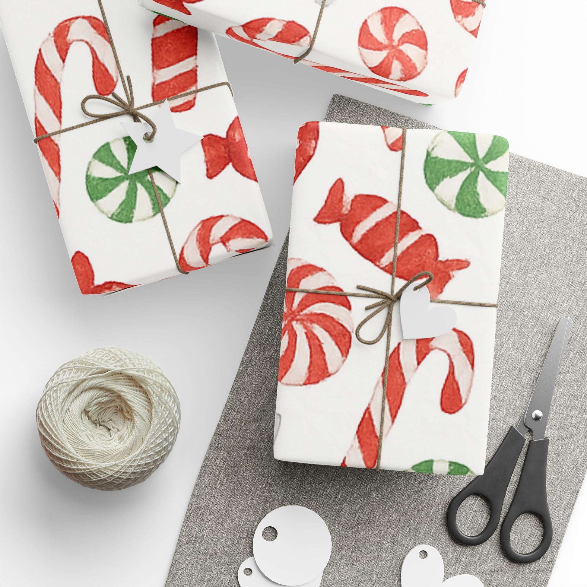 Christmas Candy Gift Wrap for Holiday Parties