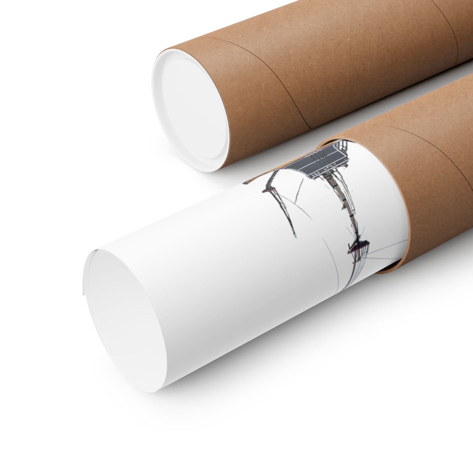 Nautical Pirate Ship Matte Poster - Vintage Maritime Art for Home Decor