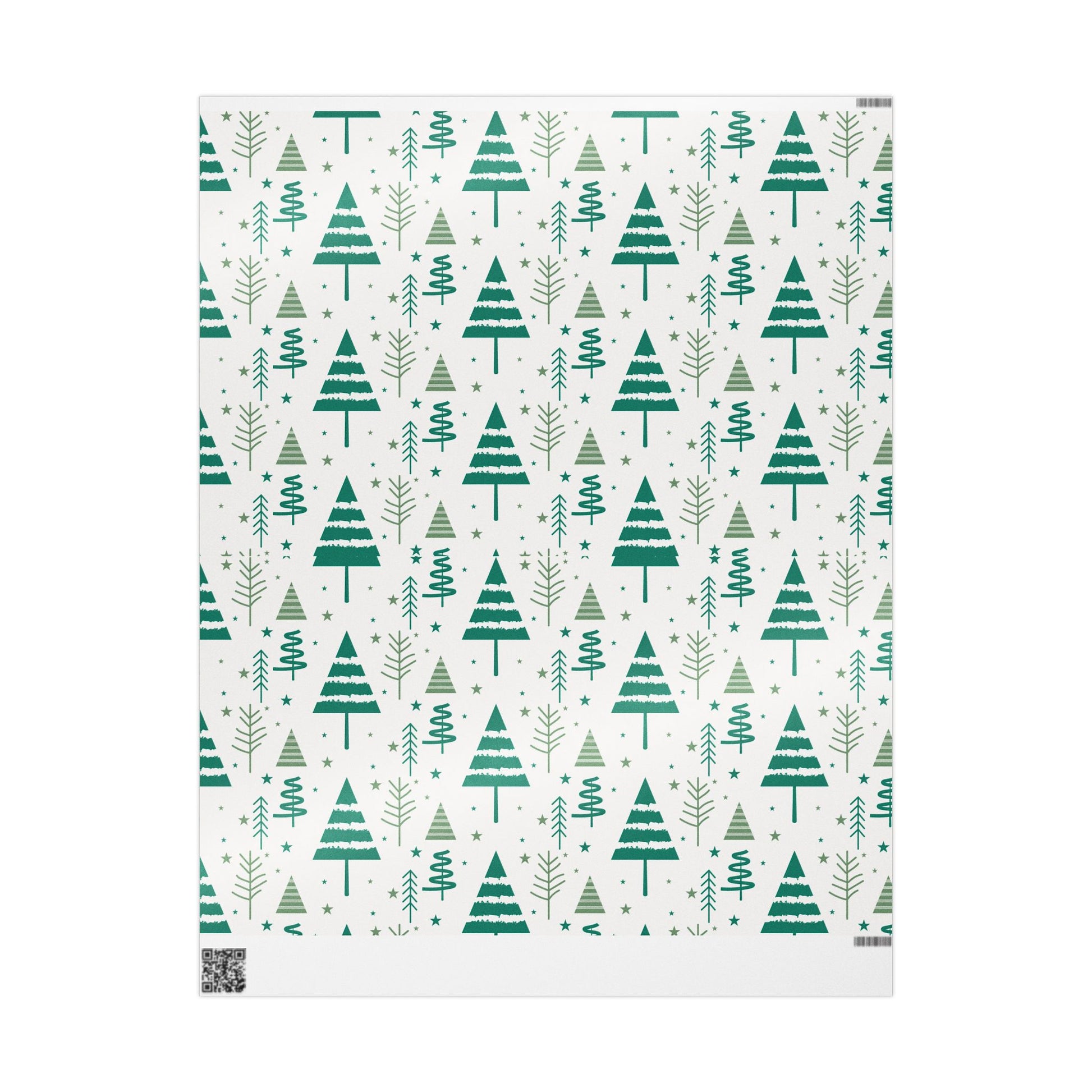 Whispers of Winter Christmas Tree Wrapping Paper – Elegant Evergreen Holiday Gift Wrap - As Designer