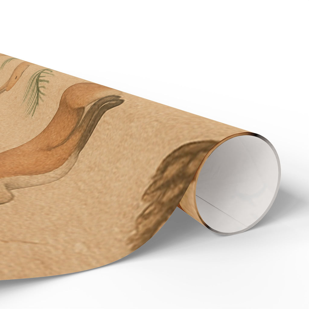 Handcrafted Wrapping Paper, Eco-Friendly Gift Wrapping, Rustic Nature Print, Ideal for Holidays, Birthdays, and Special Occasions
