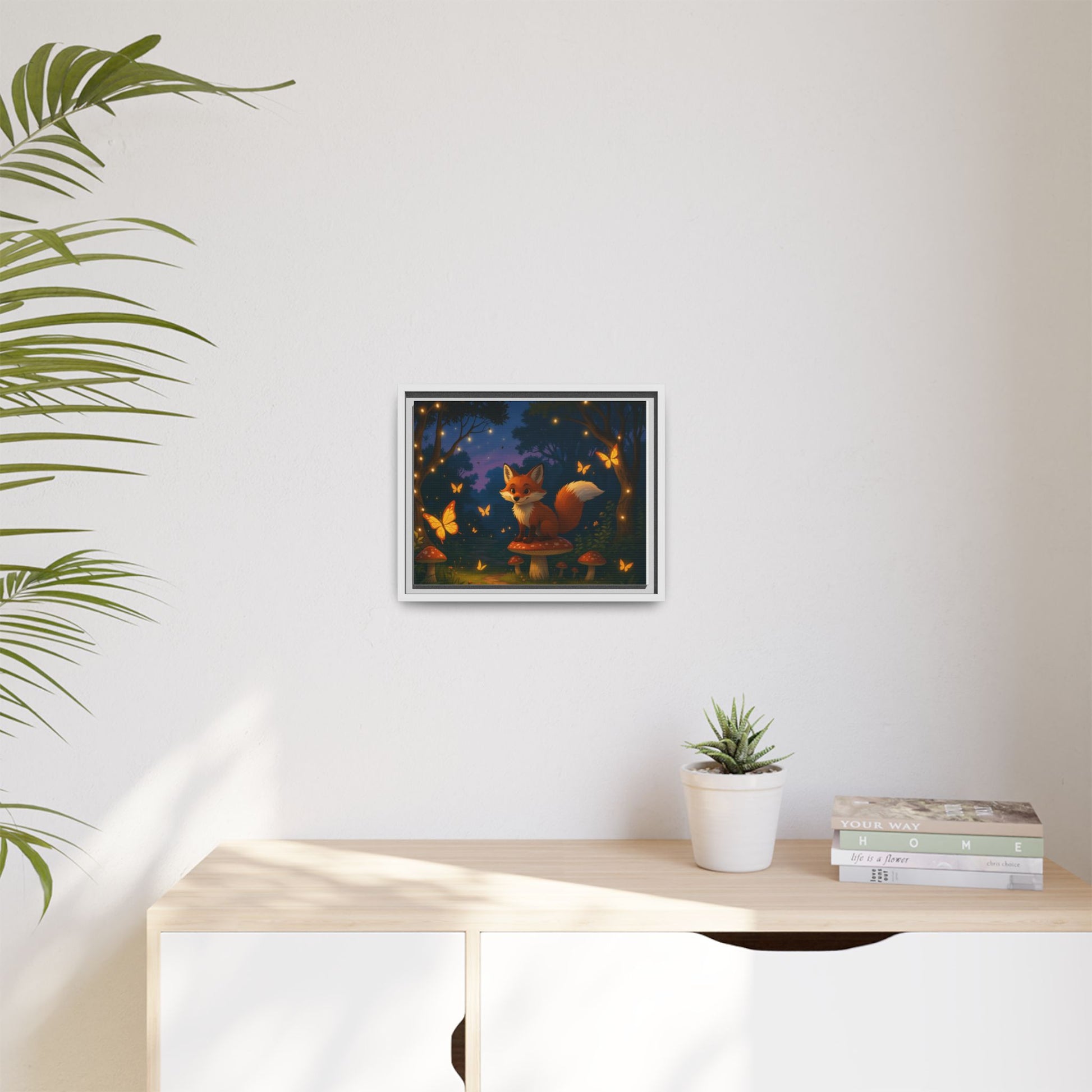 Whimsical Fox Canvas Wall Art of Charlie the Whimsical Fox