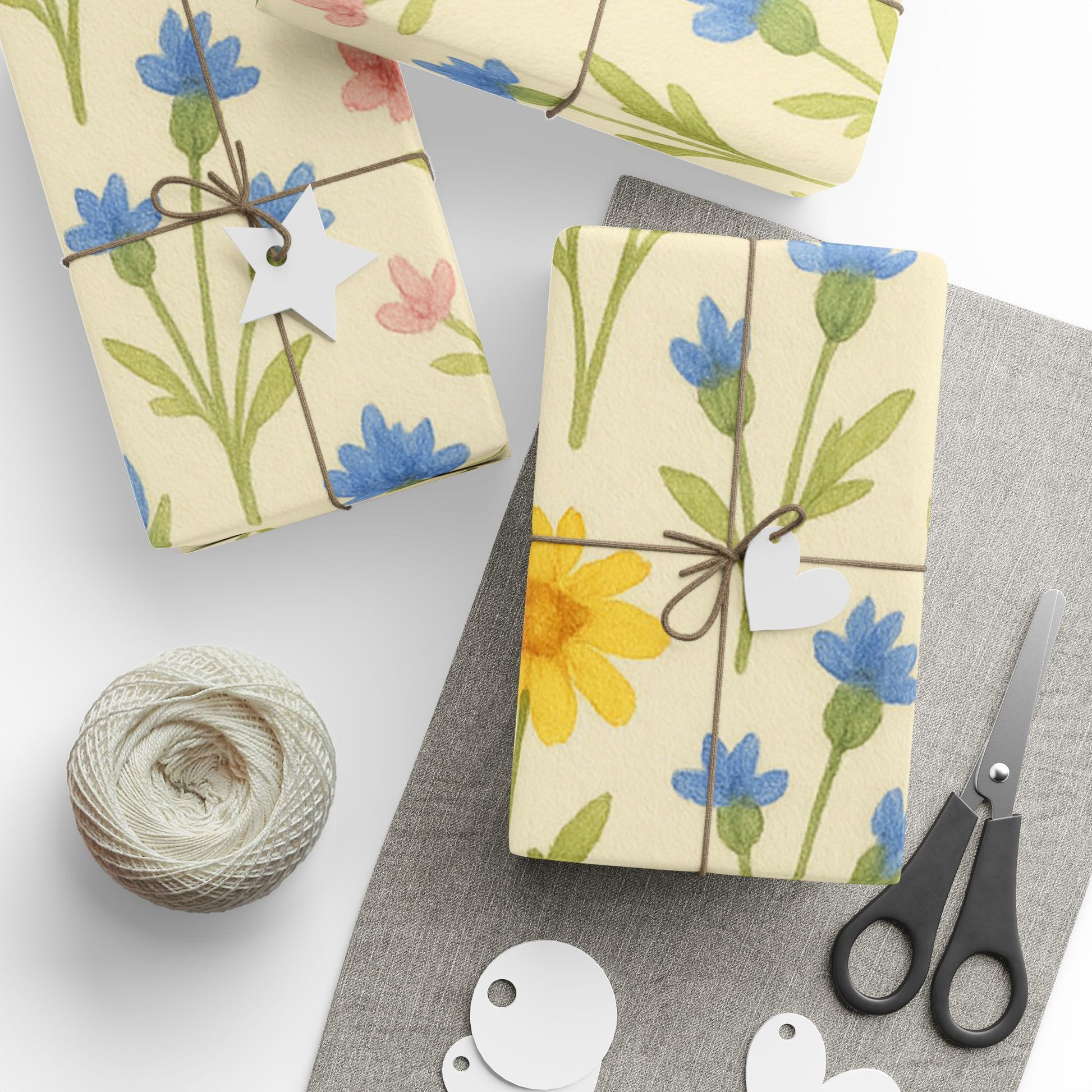Floral Wrapping Paper Roll - Bright & Cheerful Gift Wrap for All Occasions