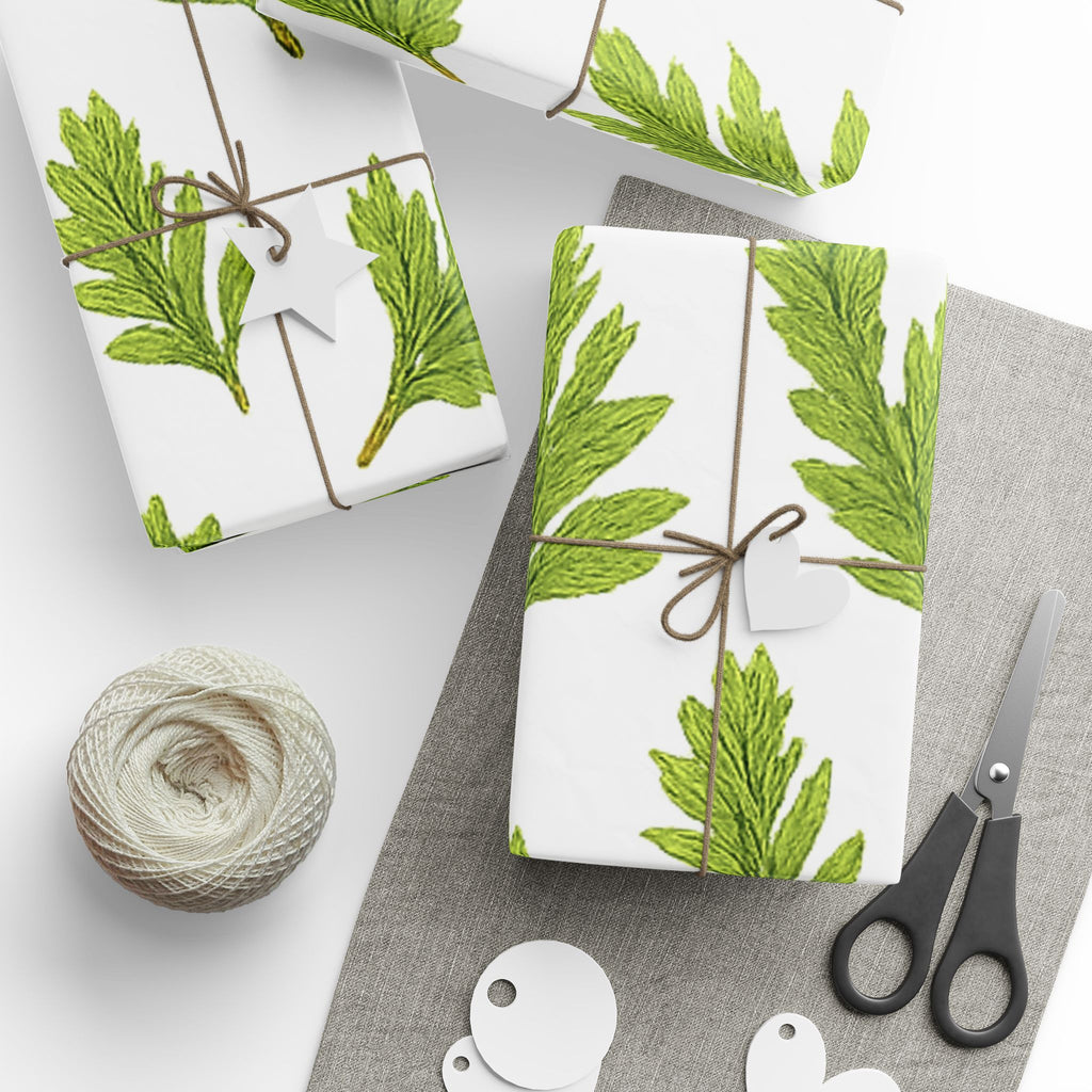 Nature-Inspired Wrapping Paper, Eco-Friendly Gift Wrap, Botanical Print, Perfect for Holidays, Birthdays, and Special Occasions