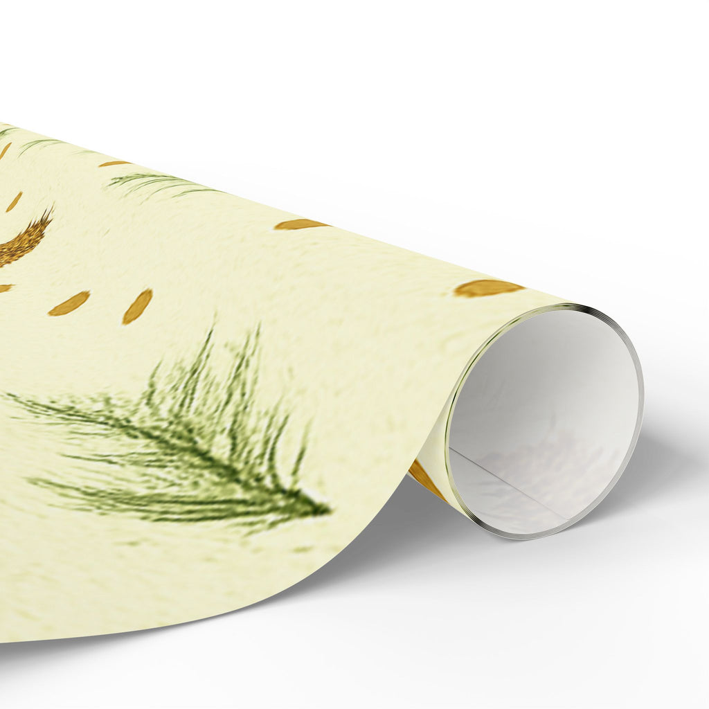 Rustic Fall Sprigs and Pinecones Wrapping Paper - Autumn Leaves Gift Wrap