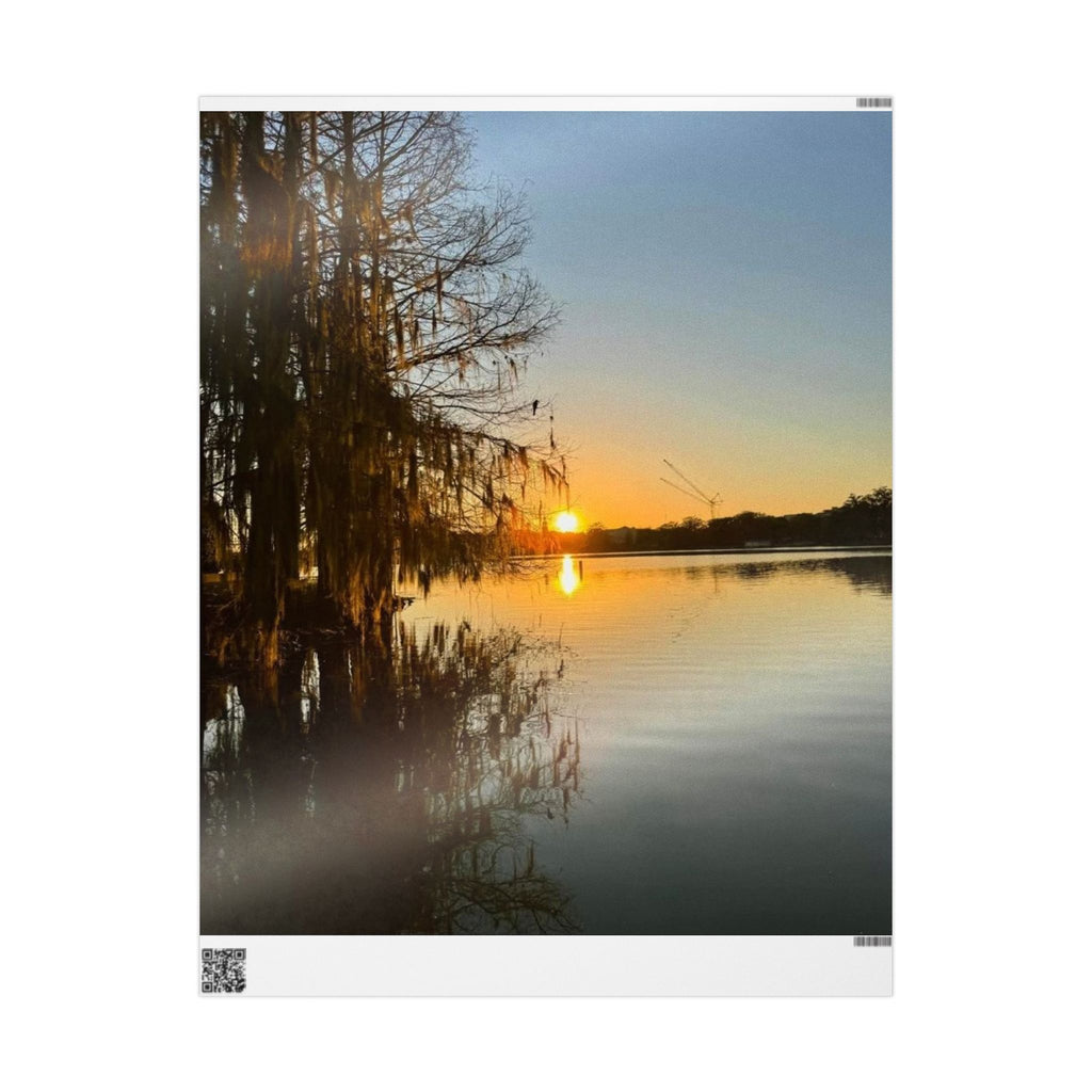 Scenic Sunset Wrapping Paper - Perfect for Holidays and Celebrations