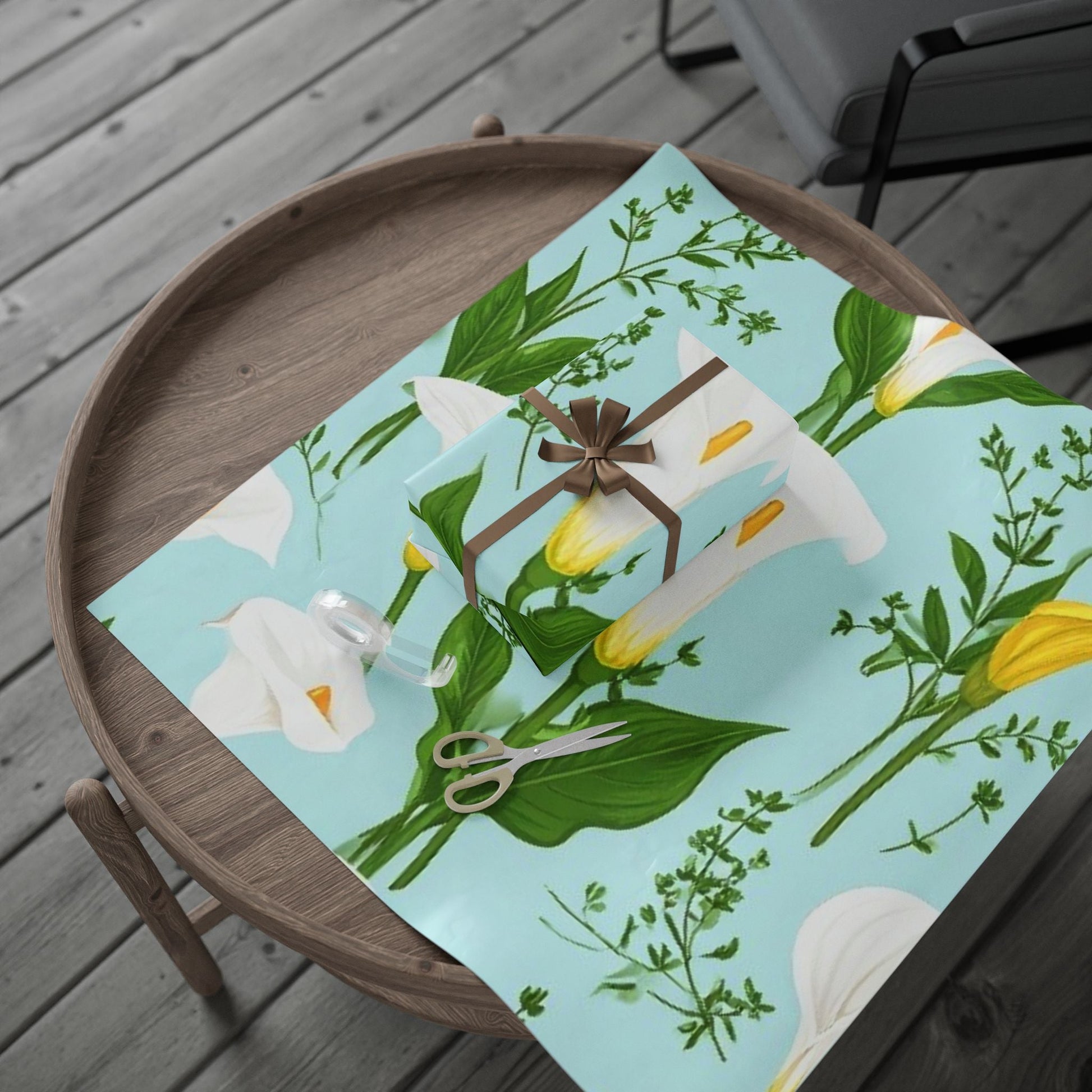 Elegant Floral Wrapping Paper for Special Occasions