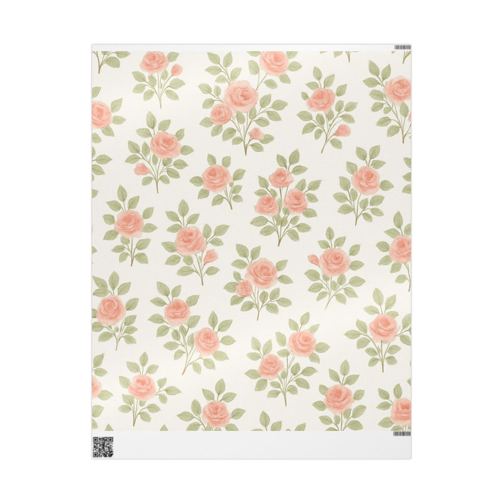 Vintage Rose Garden Wrapping Paper