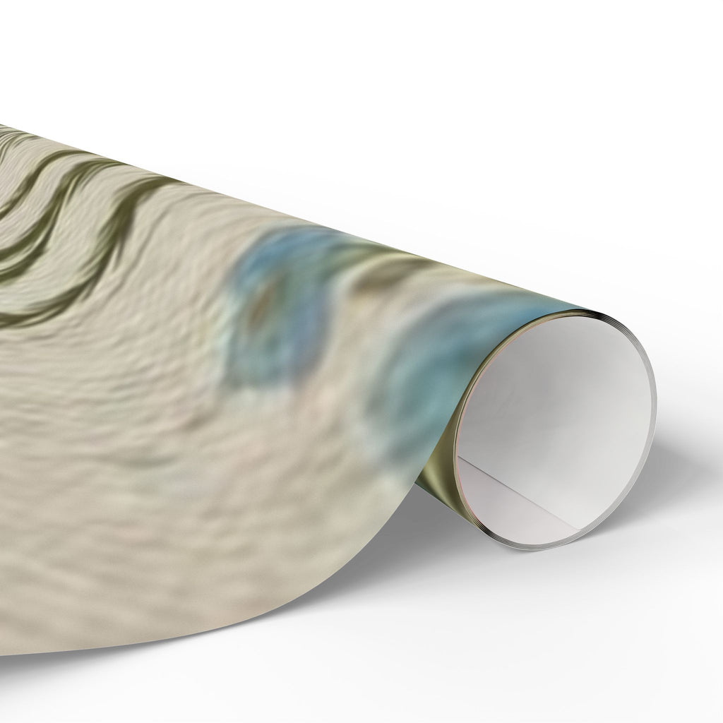 Nature-Inspired Wrapping Paper Roll for Birthdays and Special Occasions