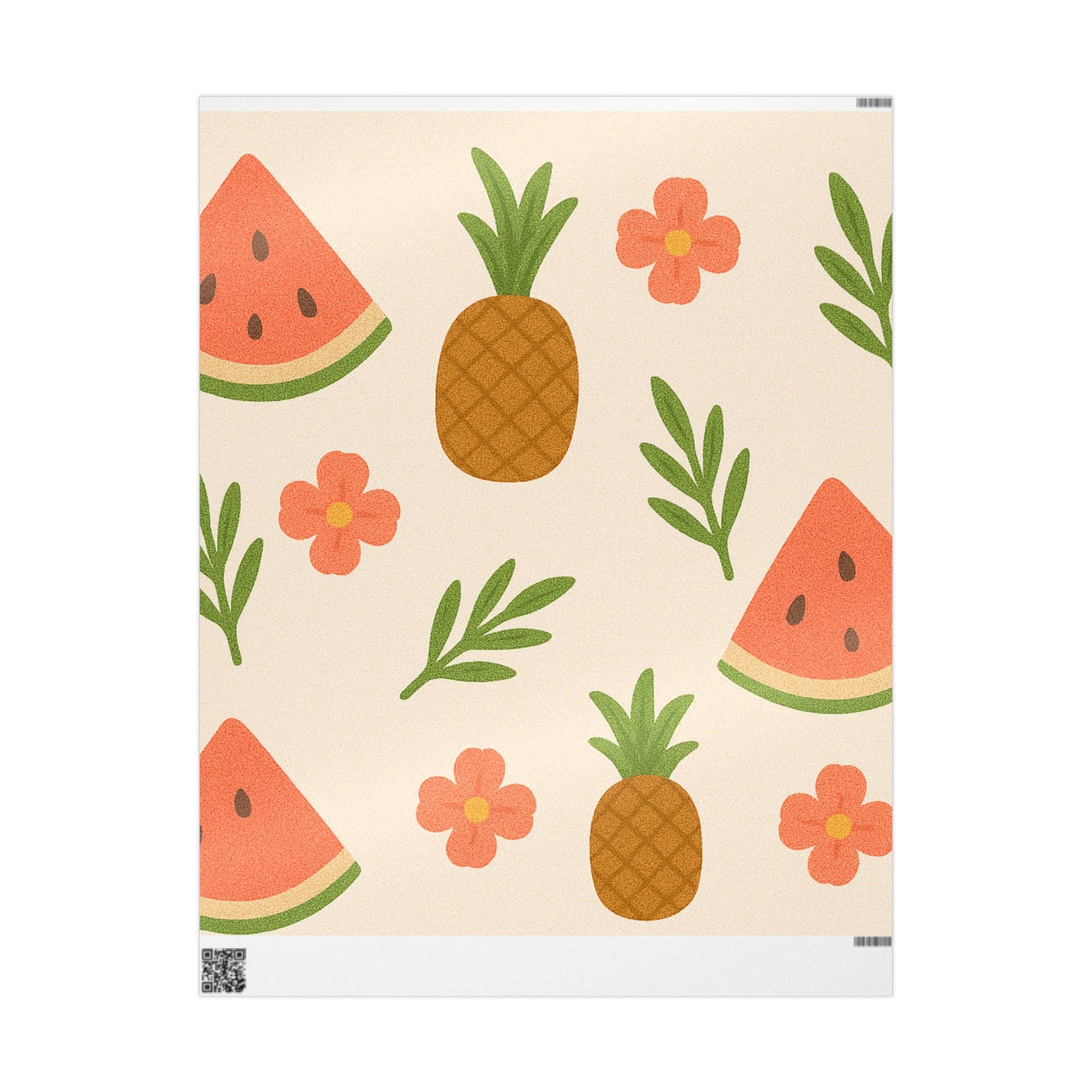 Watermelon and Pineapple Wrapping Papers