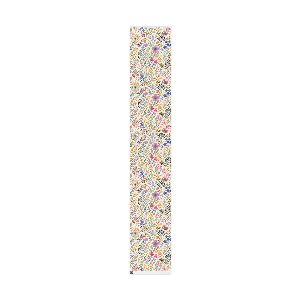 Delicate Watercolor Floral Wrapping Paper – Elegant Botanical Gift Wrap
