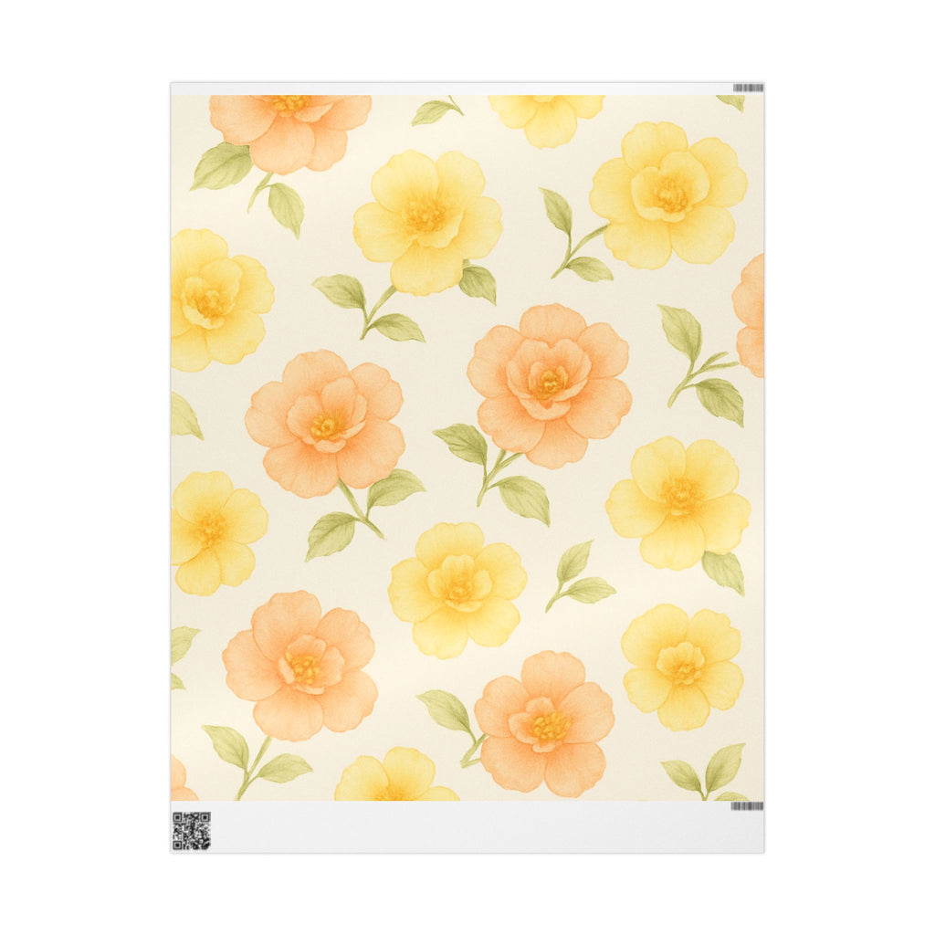 Yellow Roses Wrapping Papers