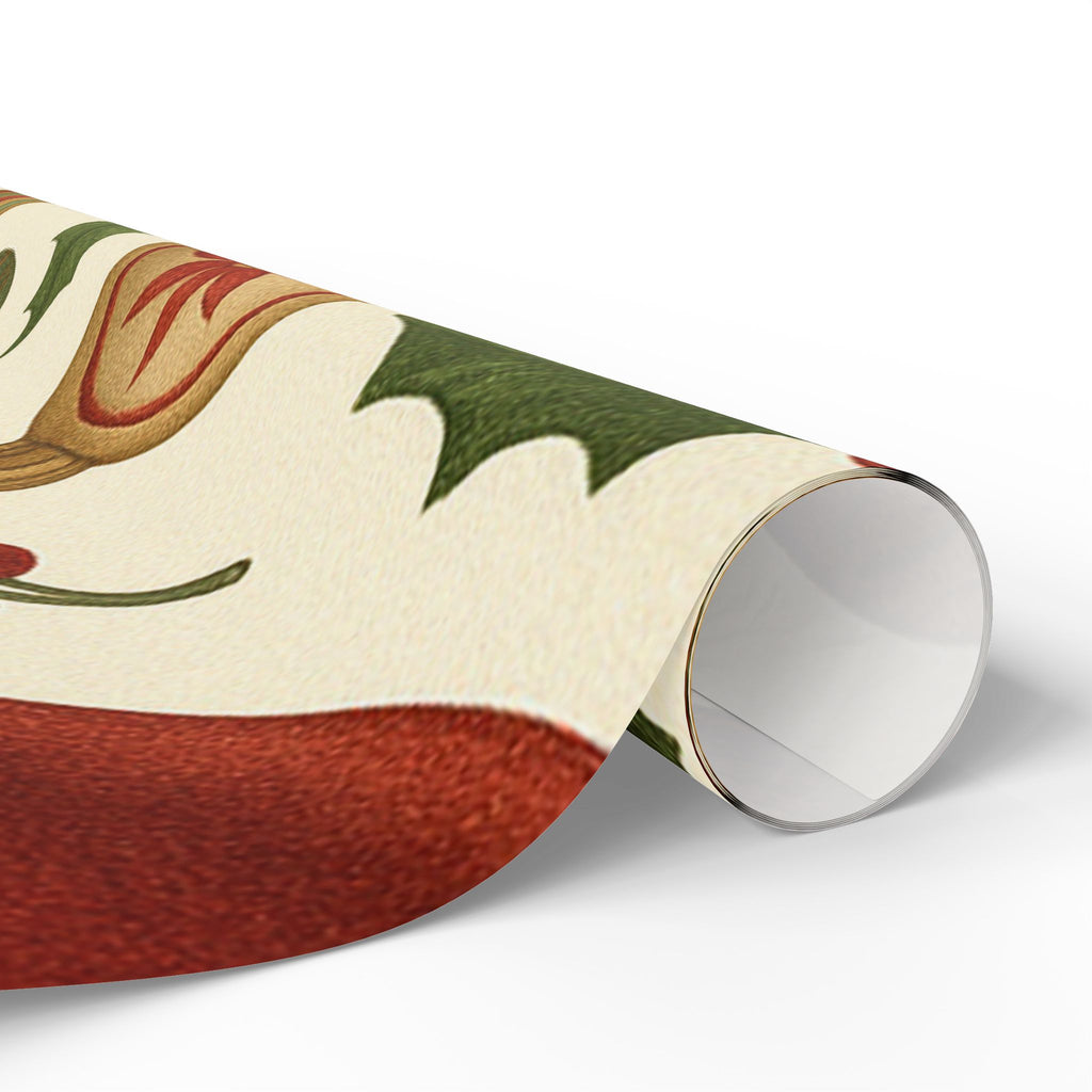 Holly  and Berries Vintage Ornament Christmas Wrapping Paper