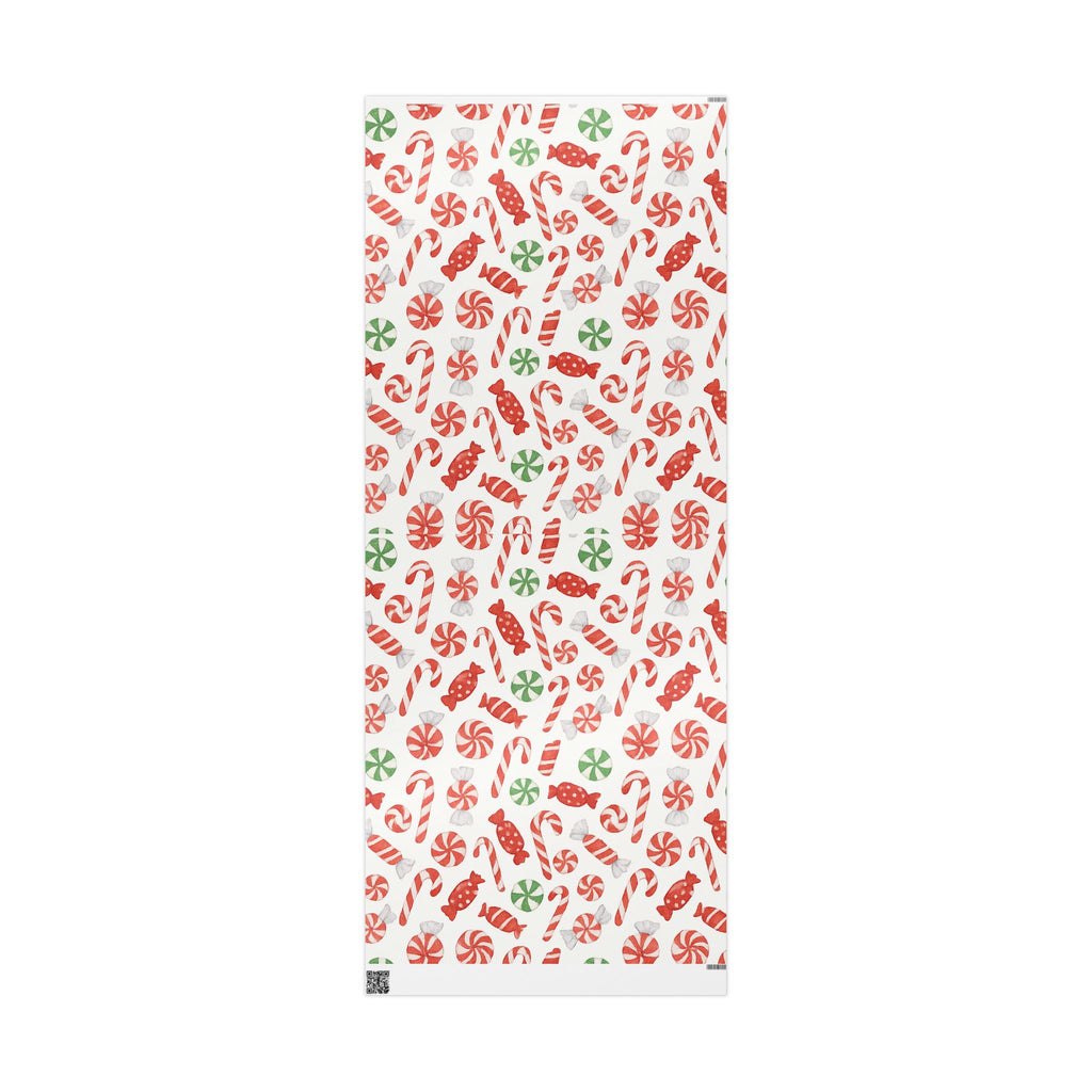 Candy Cane Wrapping Paper, Holiday Gift Wrap, Festive Decor, Christmas Gift Wrapping, Seasonal Wrapping Paper