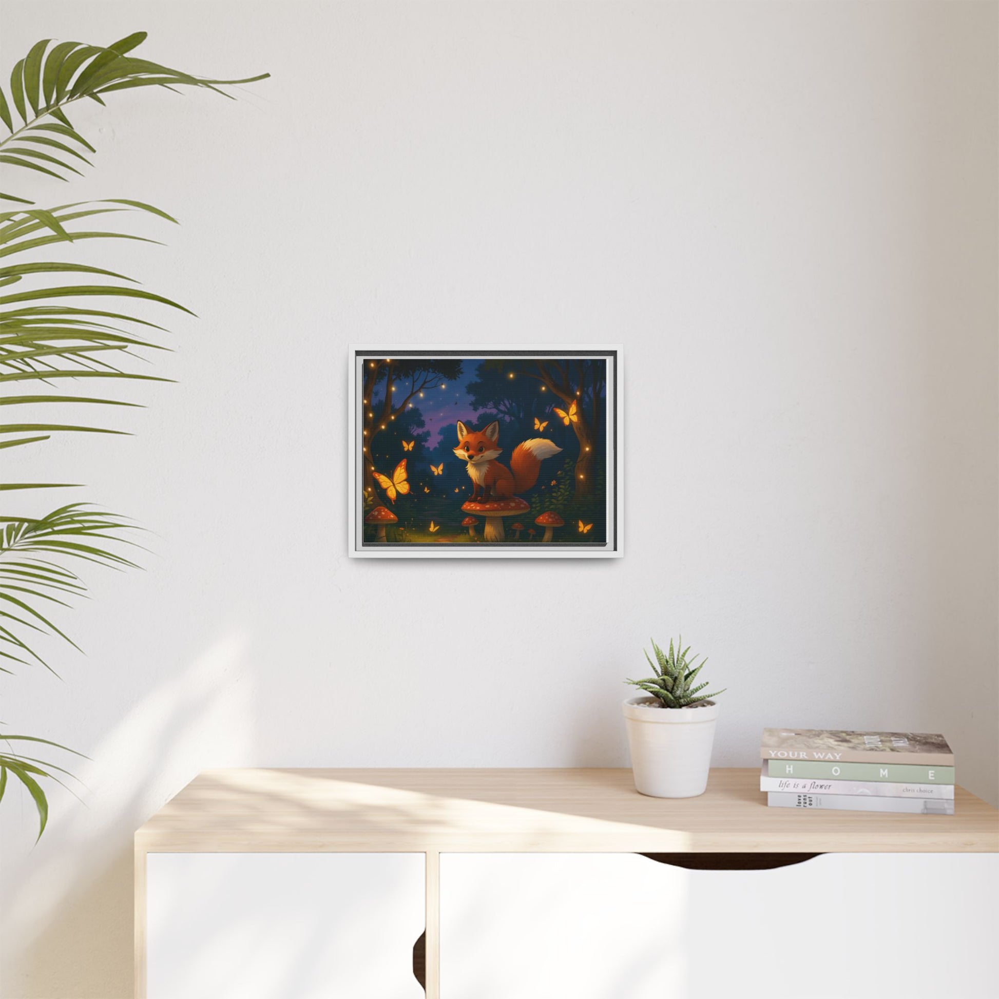 Whimsical Fox Canvas Wall Art of Charlie the Whimsical Fox