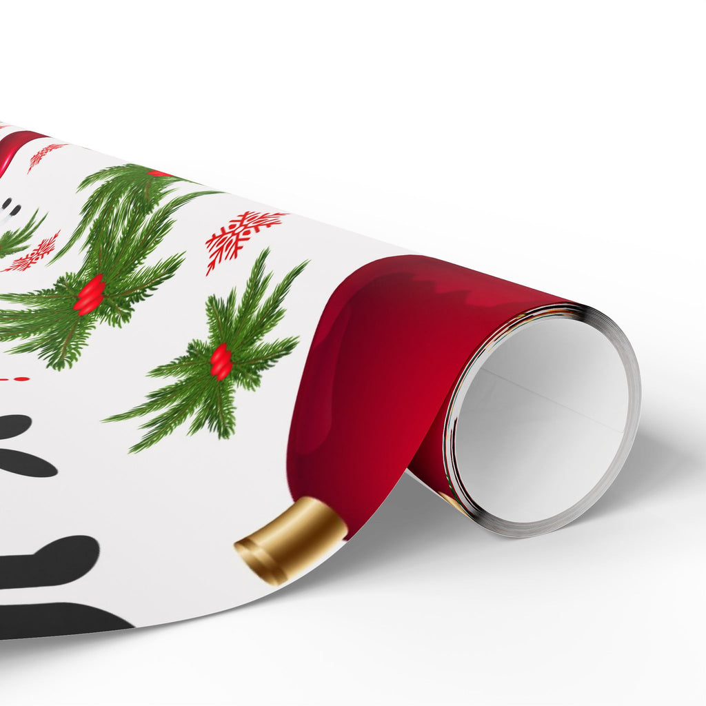 Santa & Nutcracker Christmas Wrapping Paper - Festive Winter Wrapping Paper - Holiday Spirit