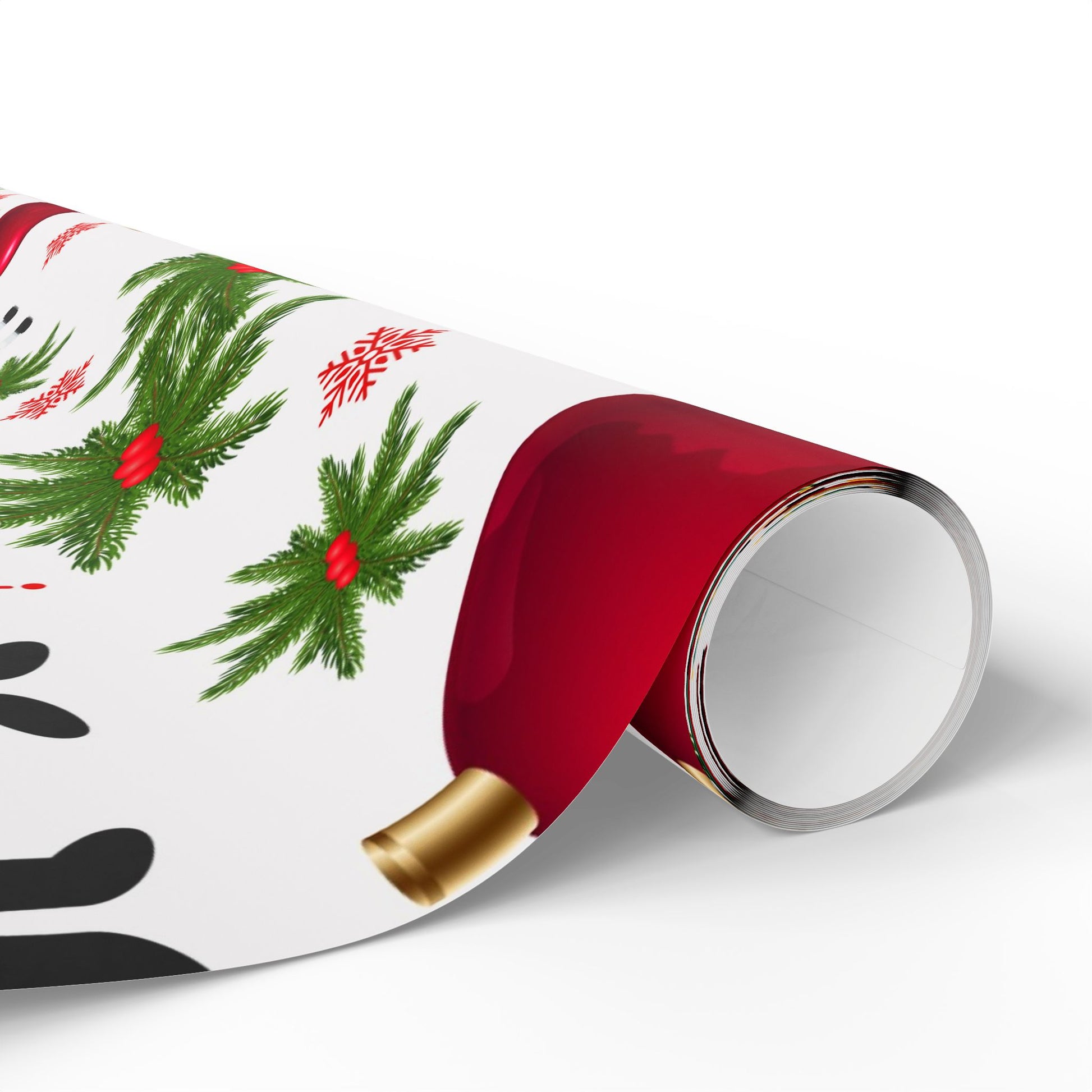 Santa & Nutcracker Christmas Wrapping Paper - Festive Winter Wrapping Paper - Holiday Spirit
