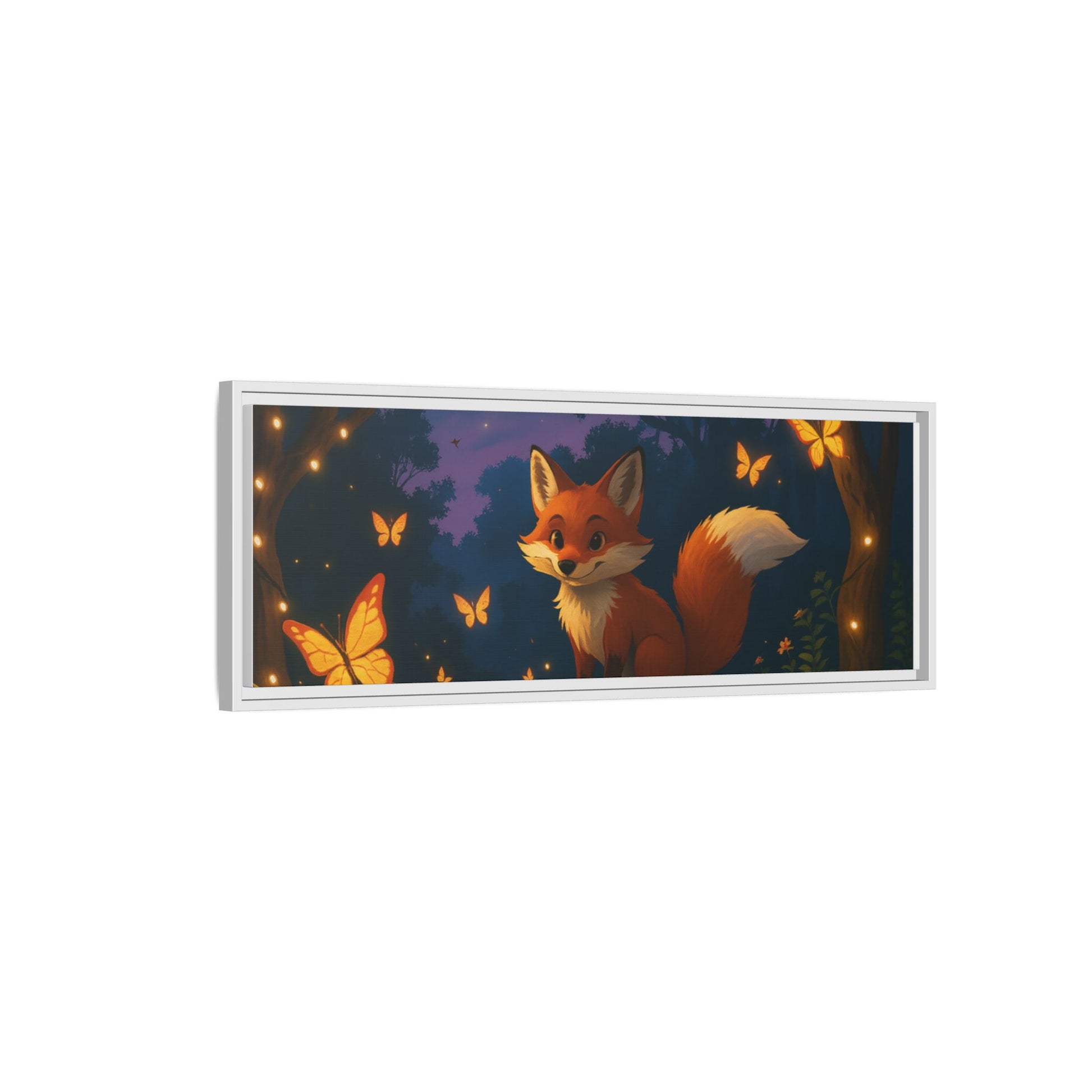 Whimsical Fox Canvas Wall Art of Charlie the Whimsical Fox