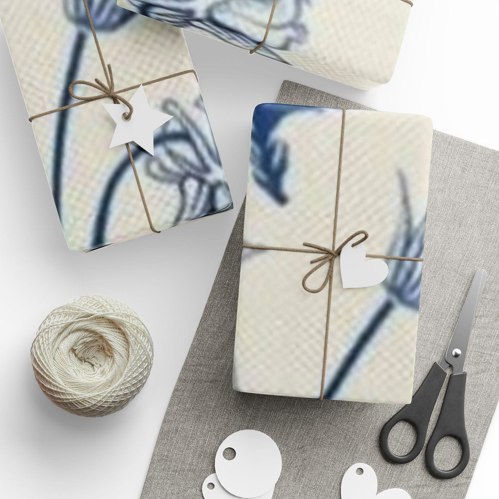 Elegant Floral Wrapping Paper - Nature Inspired Gift Wrap