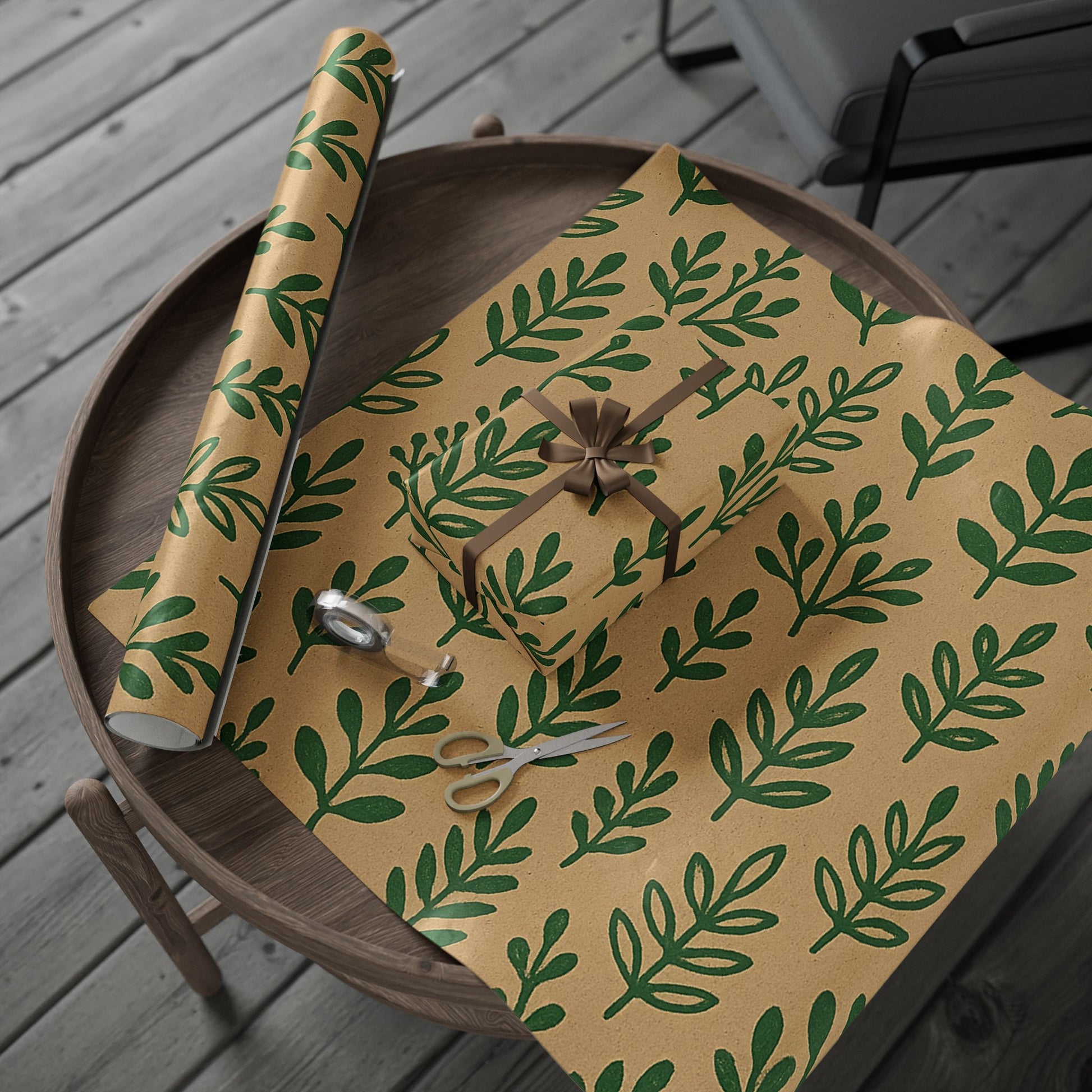 Eco-Friendly Floral Wrapping Paper, Sustainable Gift Wrap for Holidays, Birthdays, and Special Occasions, Botanical Design, Recyclable [...]