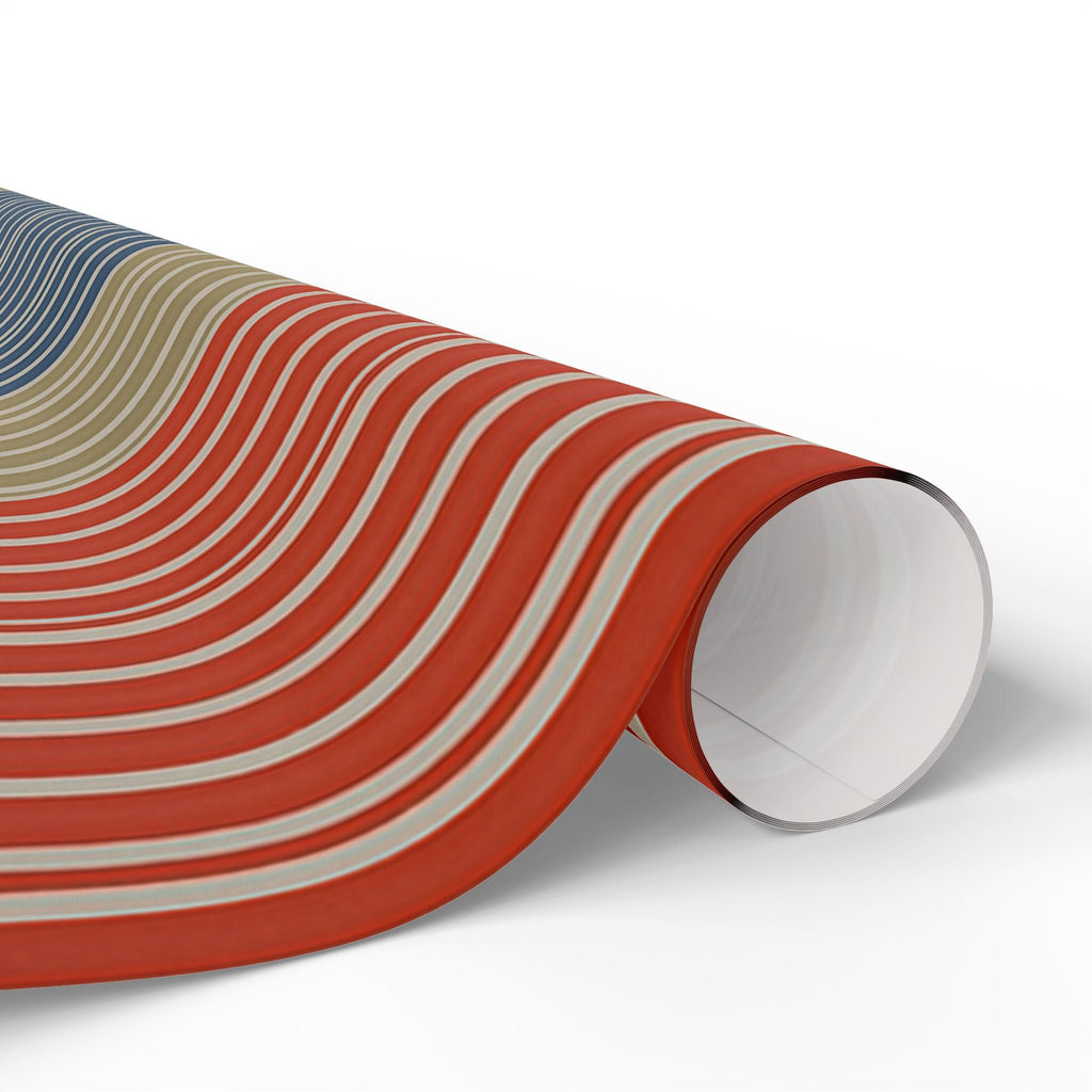 Elegant Striped Wrapping Paper Roll - Perfect for Holidays & Celebrations