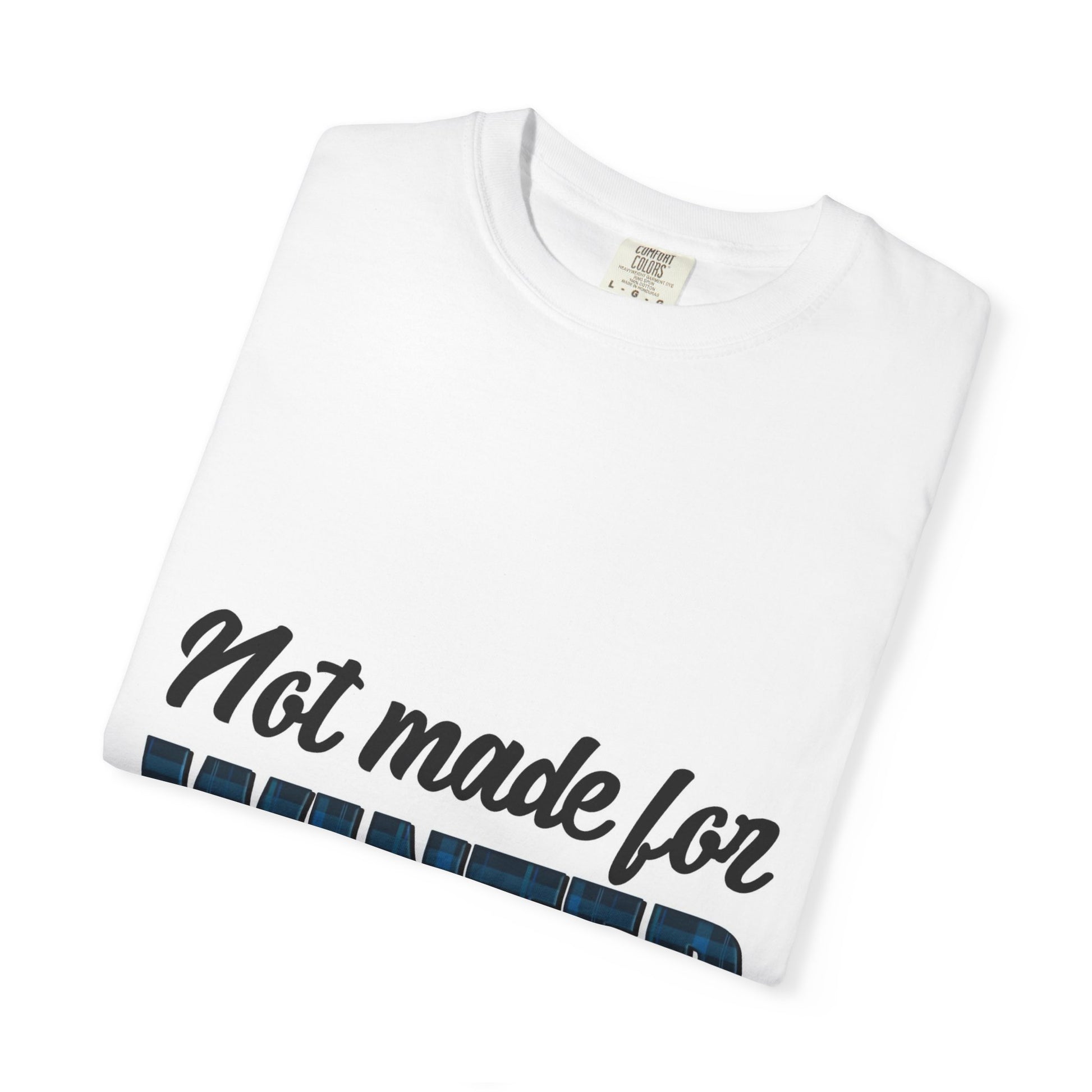 Not Made for Winter T-Shirt — Funny Plaid Text Tee for Cold-Weather Haters