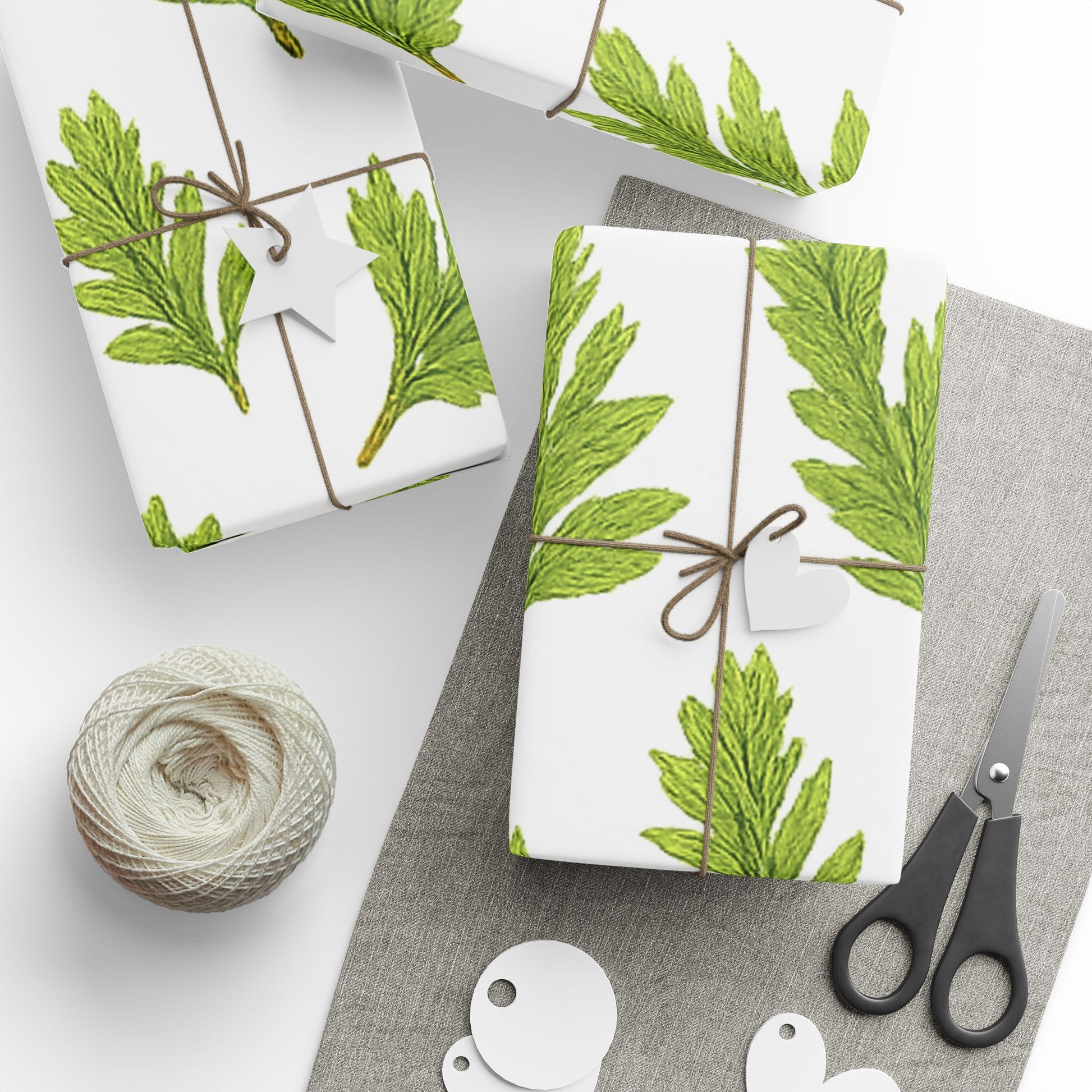 Nature-Inspired Wrapping Paper, Eco-Friendly Gift Wrap, Botanical Print, Perfect for Holidays, Birthdays, and Special Occasions