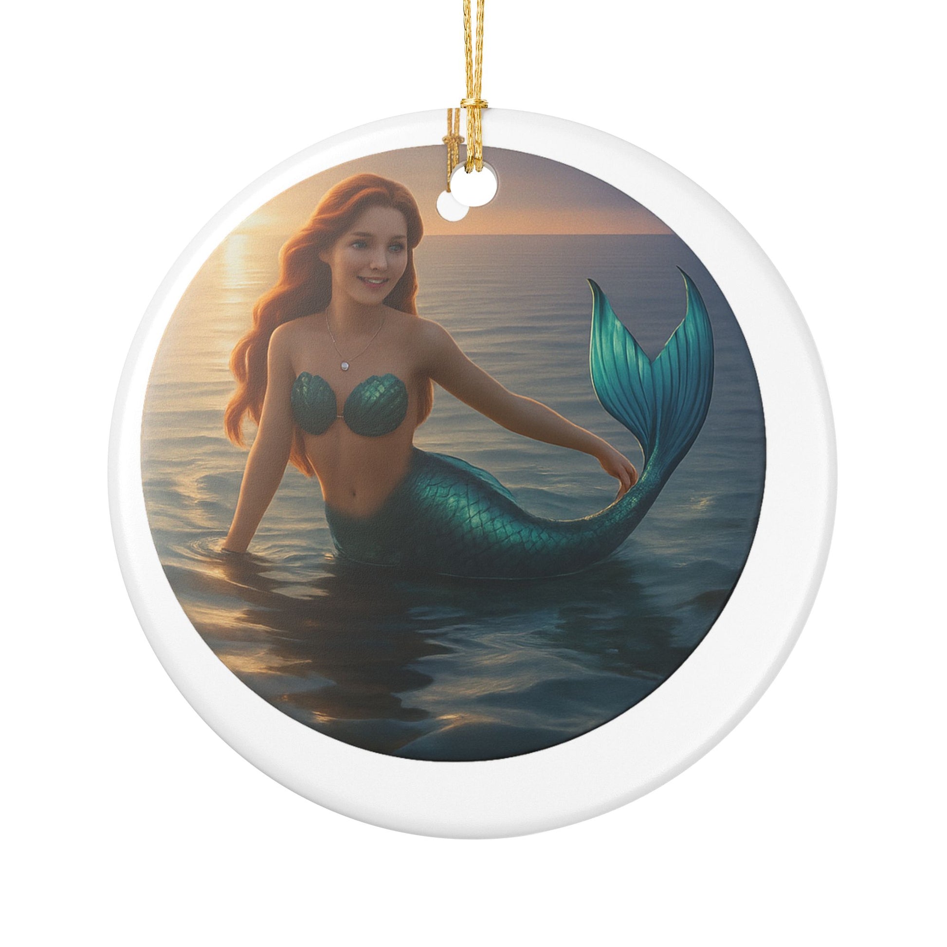 Coralyn Mermaid Ocean Ornament - Coralyn’s Bathys Clan Necklace - Mermaid Things Collection
