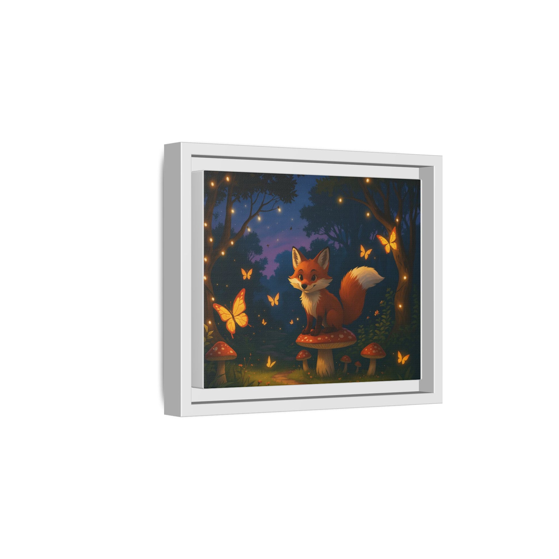 Whimsical Fox Canvas Wall Art of Charlie the Whimsical Fox