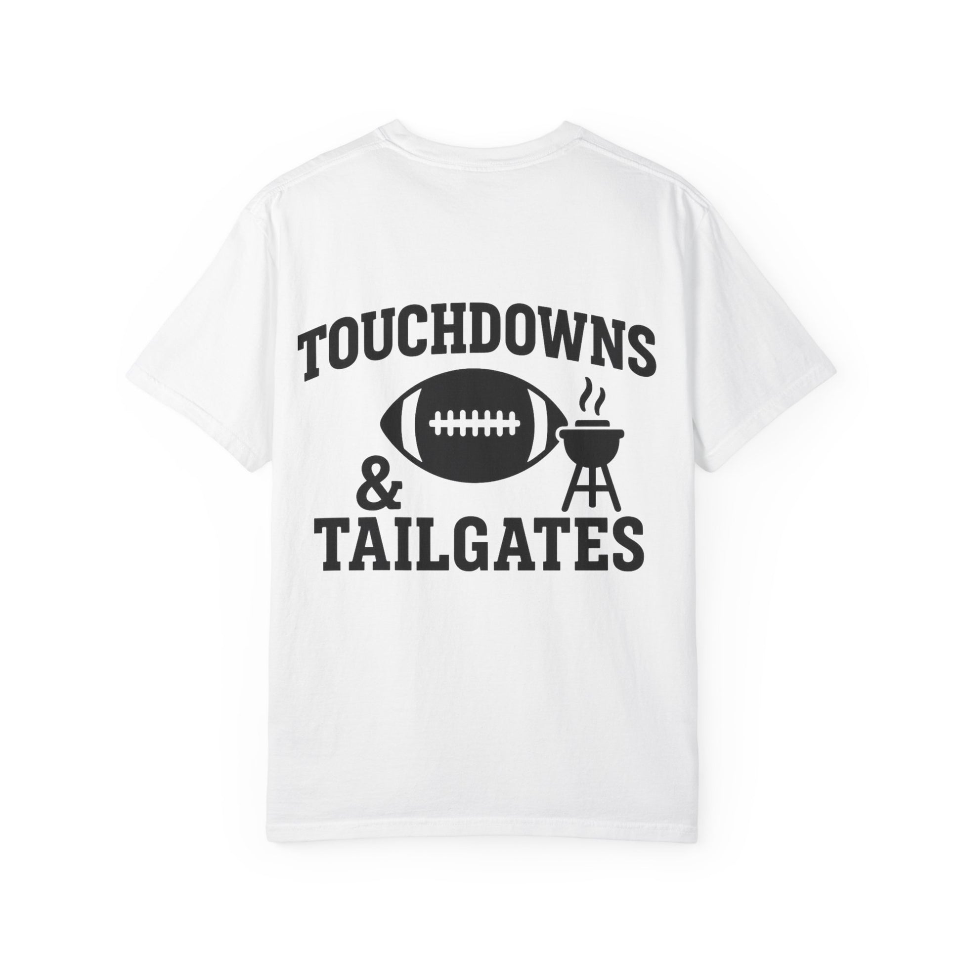 Autumn Touchdowns & Tailgates T-Shirt – Fall Football Fan Tailgate Party Shirt