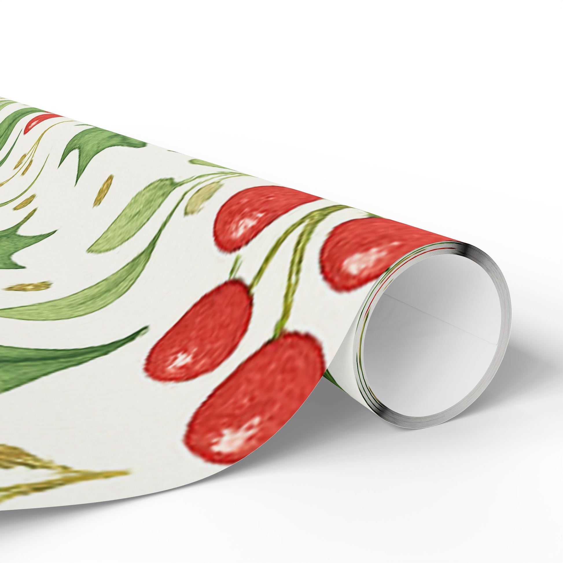 Festive Wrapping Paper, Holly Holiday Gift Wrap, Eco-Friendly Wrapping, Christmas Gift Wrap, Floral Wrapping Paper, Seasonal Decor