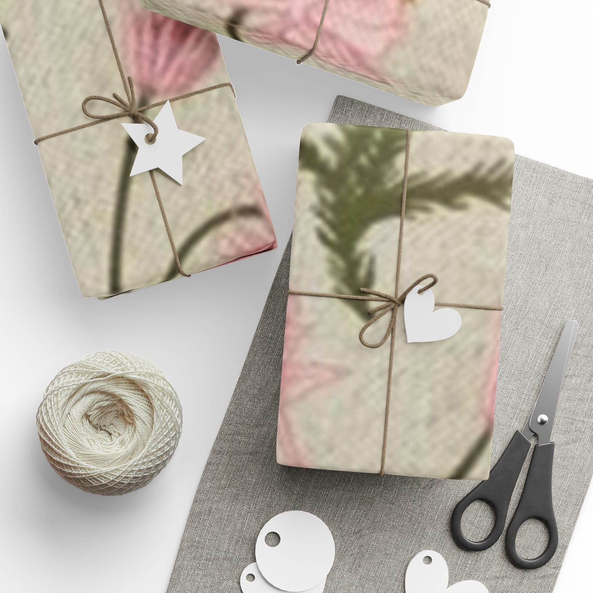Nature-Inspired Wrapping Paper Roll for Birthdays and Special Occasions