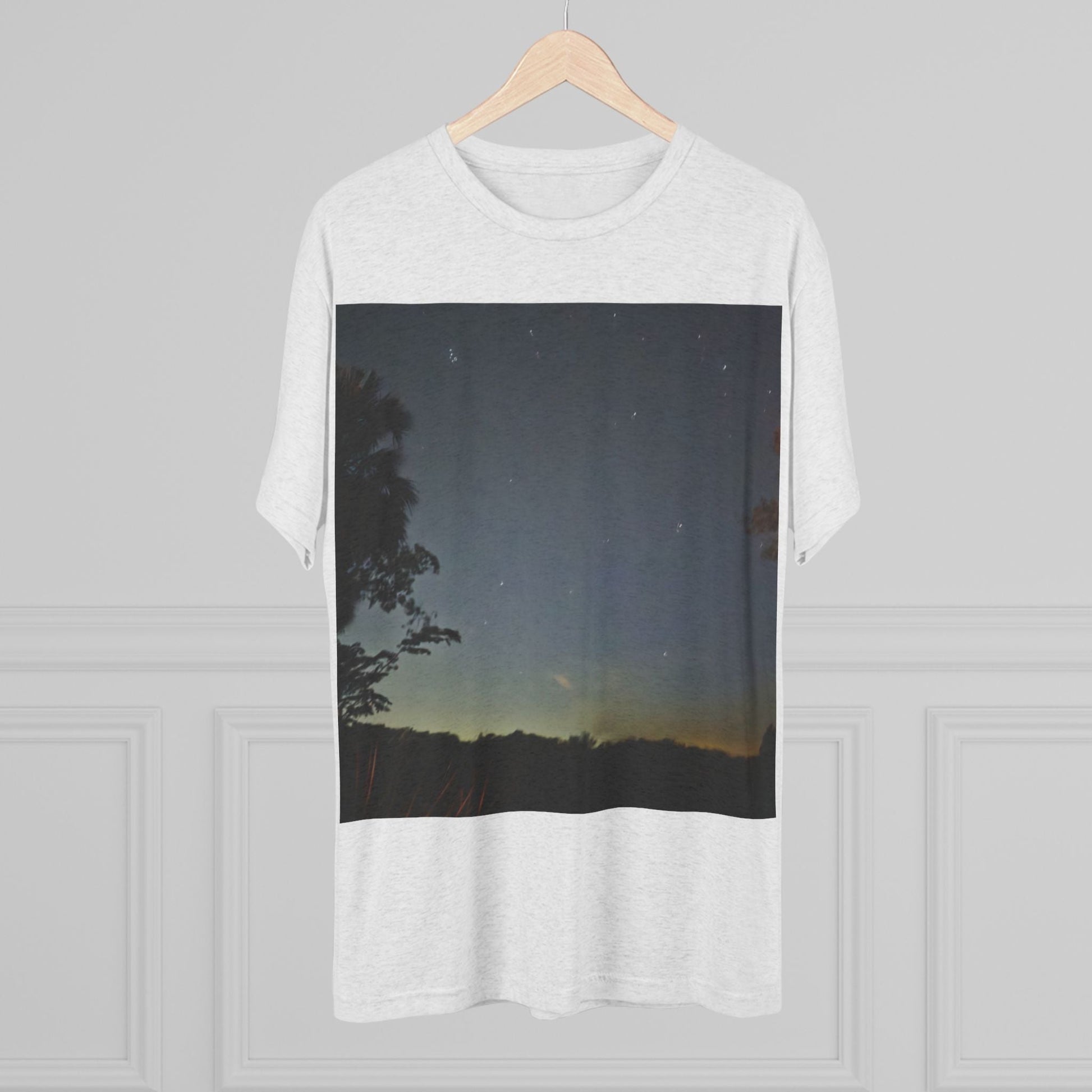 Twilight Over the Treetops – Starry Horizon T-Shirt