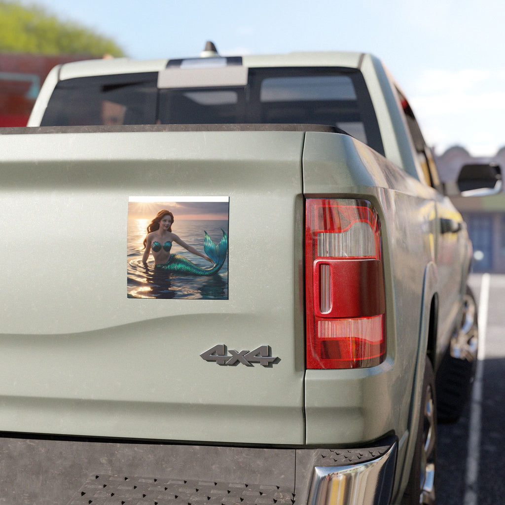 Mermaid Car Magnet - Enchanting Ocean Vibes for Every Adventure