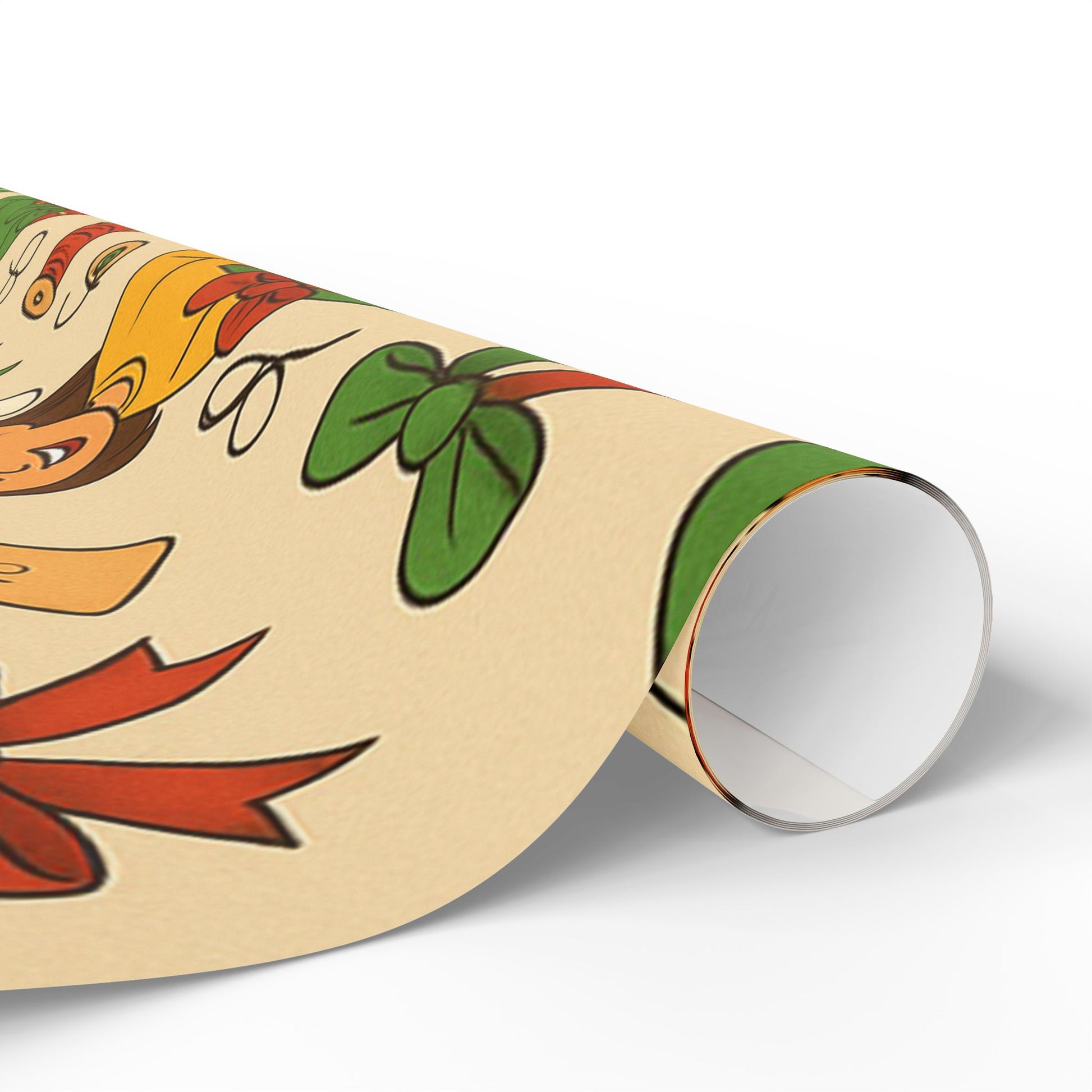 Children’s Christmas Wrapping Paper – Joyful Helpers by KP | Kids Gift Wrap with Bows & Presents | Paper Pleasures Holiday Collection