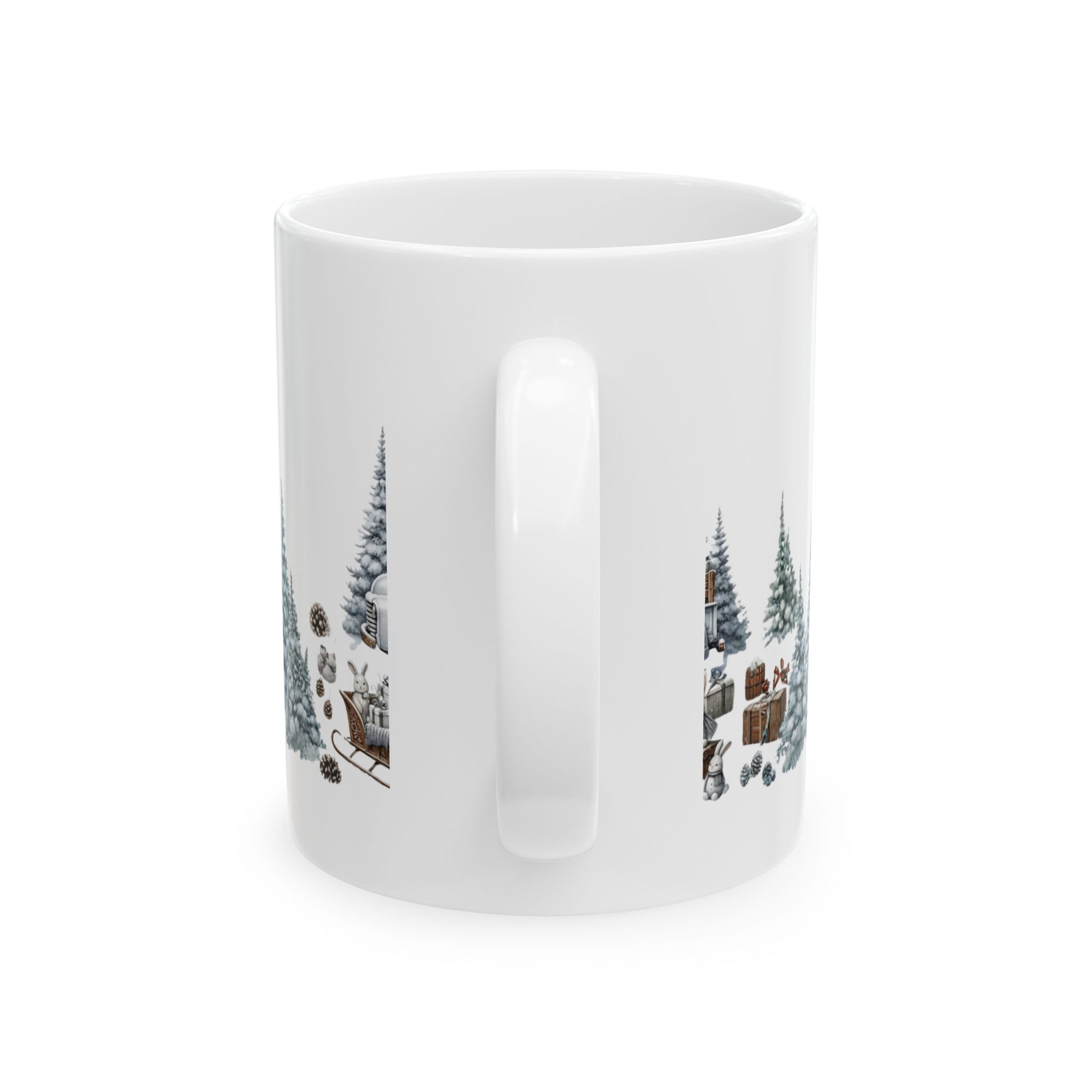 Whispers of Winter – Merry Christmas Truck Mug | Festive Vintage Holiday Drinkware by Paper Pleasures