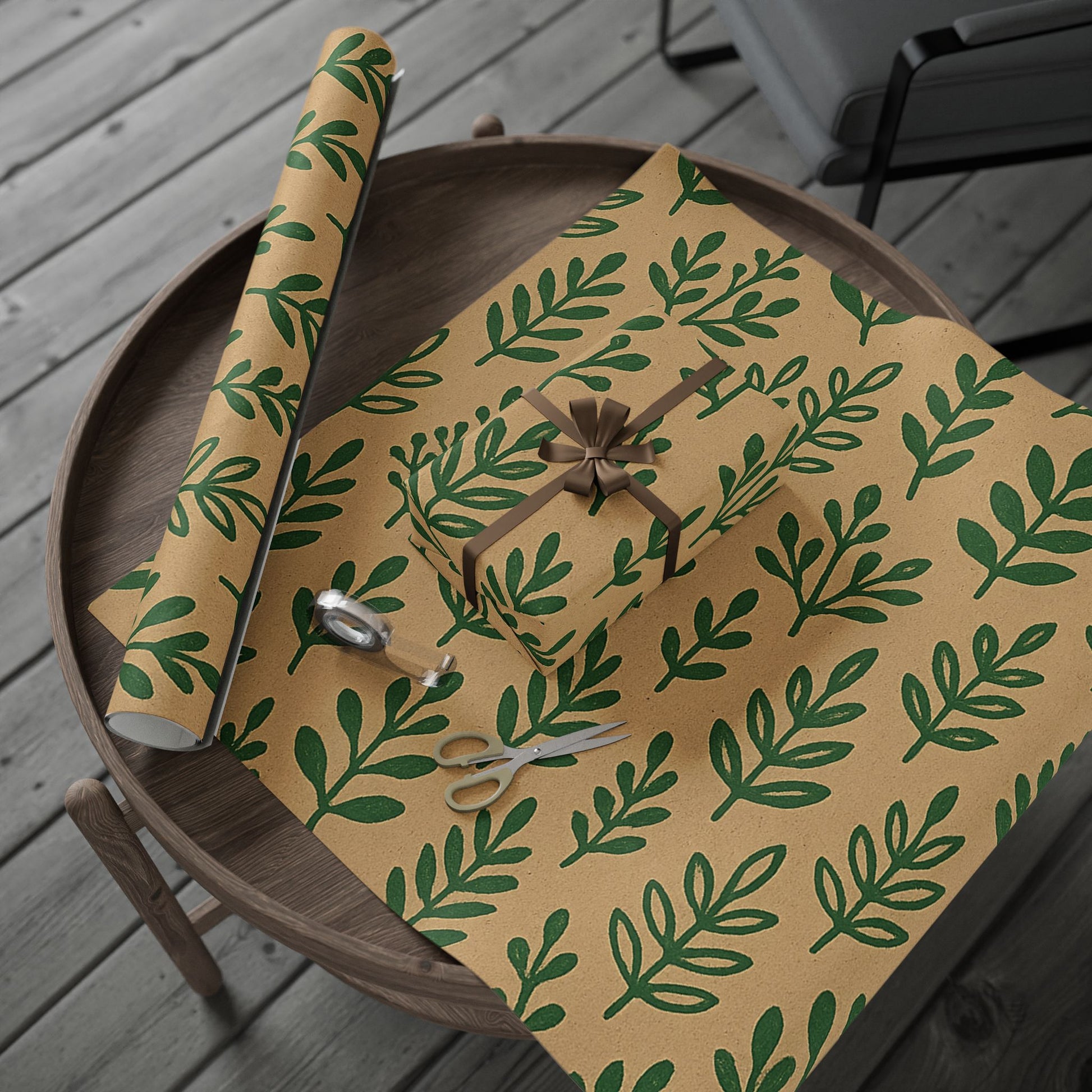 Eco-Friendly Floral Wrapping Paper, Sustainable Gift Wrap for Holidays, Birthdays, and Special Occasions, Botanical Design, Recyclable [...]