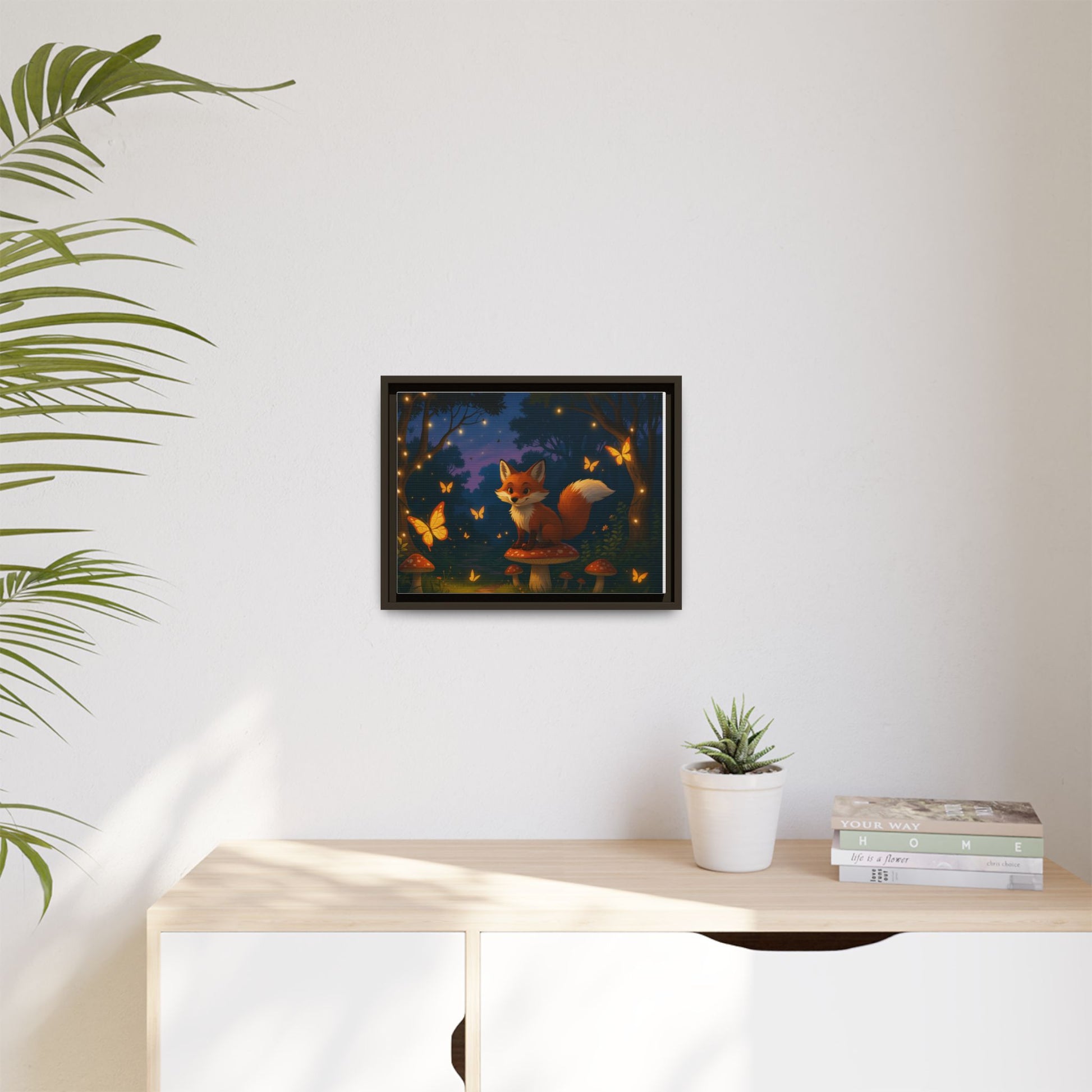 Whimsical Fox Canvas Wall Art of Charlie the Whimsical Fox