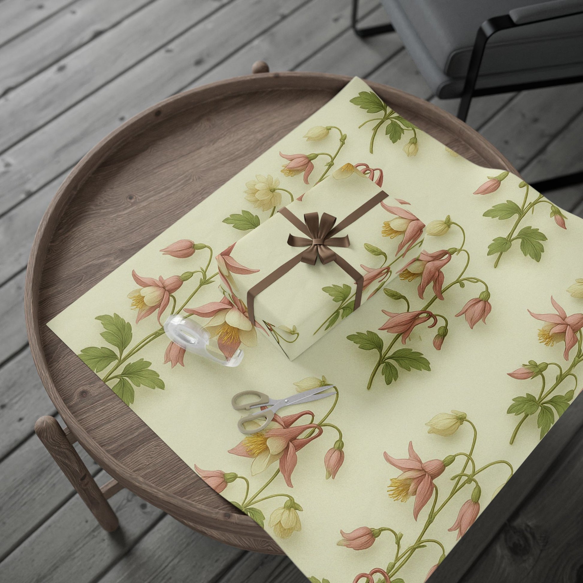 Elegant Floral Wrapping Paper (Store Favorite) - Vintage Blossom Gift Wrap for All Occasions