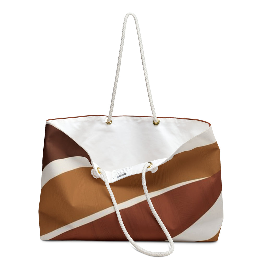Strata Lines Tote Weekender Bag
