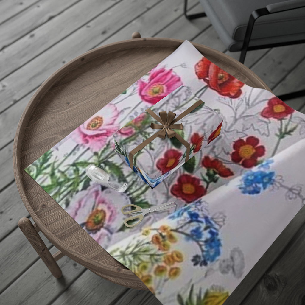 Floral Art Wrapping Paper - Beautiful Gift Wrap for All Occasions