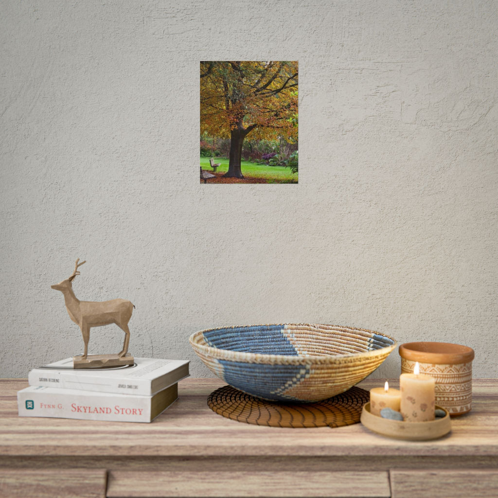 Autumn Serenity Rolled Poster - Cozy Nature Decor for Home & Office