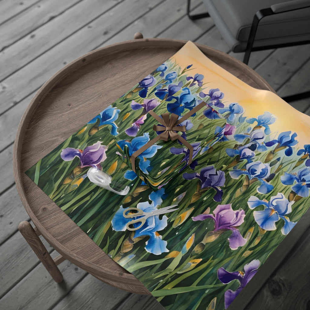 The Iris Garden Wrapping Papers