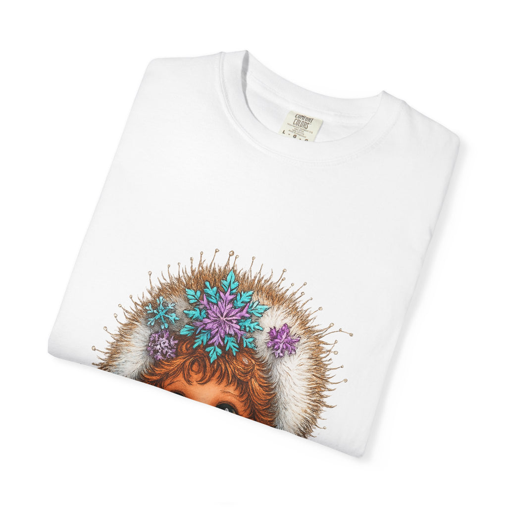 Winter Snowflake Baby T-Shirt – Cute Winter Child Graphic Tee – Cozy Snow Baby Illustration – Whimsical Cold-Weather Apparel