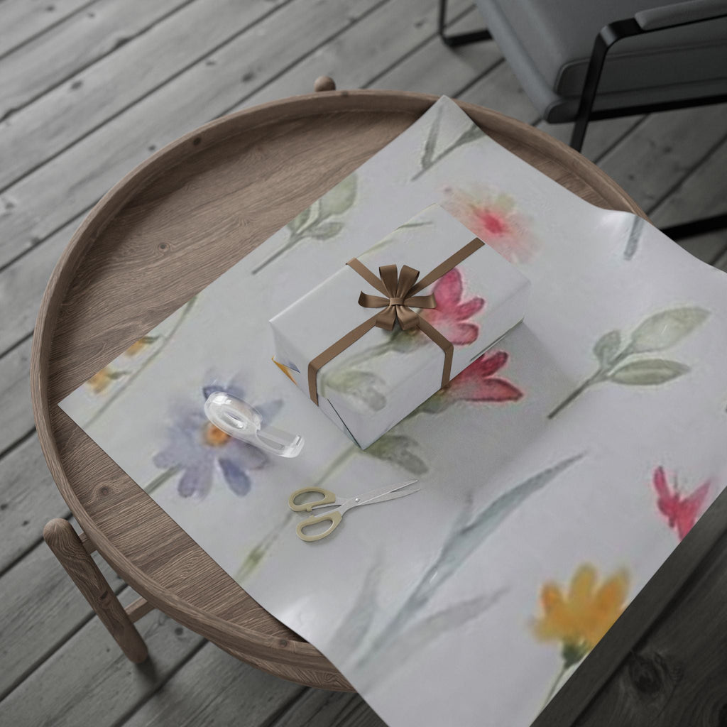 Floral Wrapping Paper Roll - Elegant Gift Wrap for All Occasions