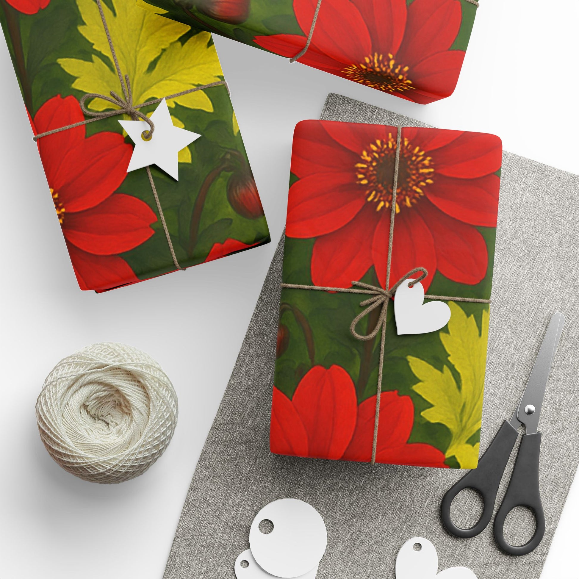 Vibrant Floral Wrapping Paper - Perfect for Gifts and Celebrations